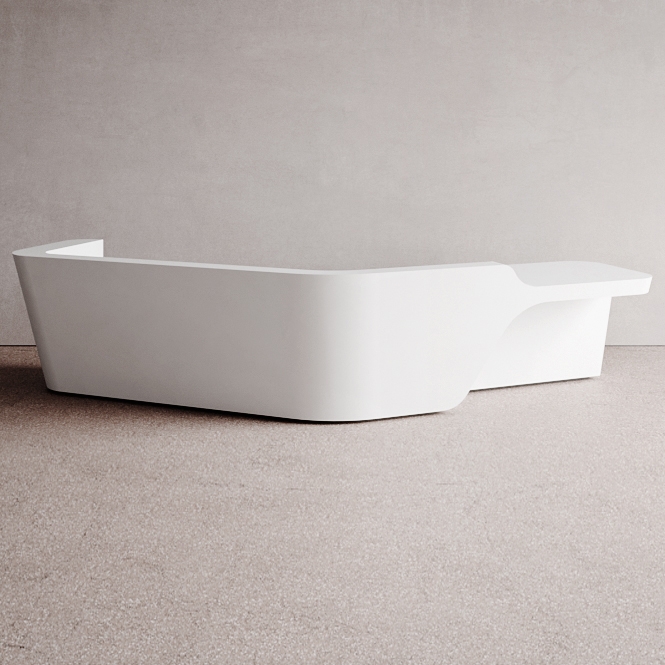 Display product Mono Desk Solid Surface Configuration 8 from manufacturer Isomi