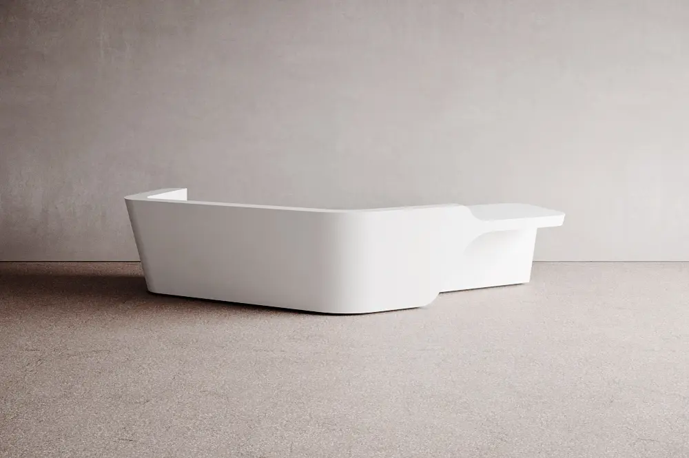 Isomi - Mono Desk Solid Surface Configuration 8