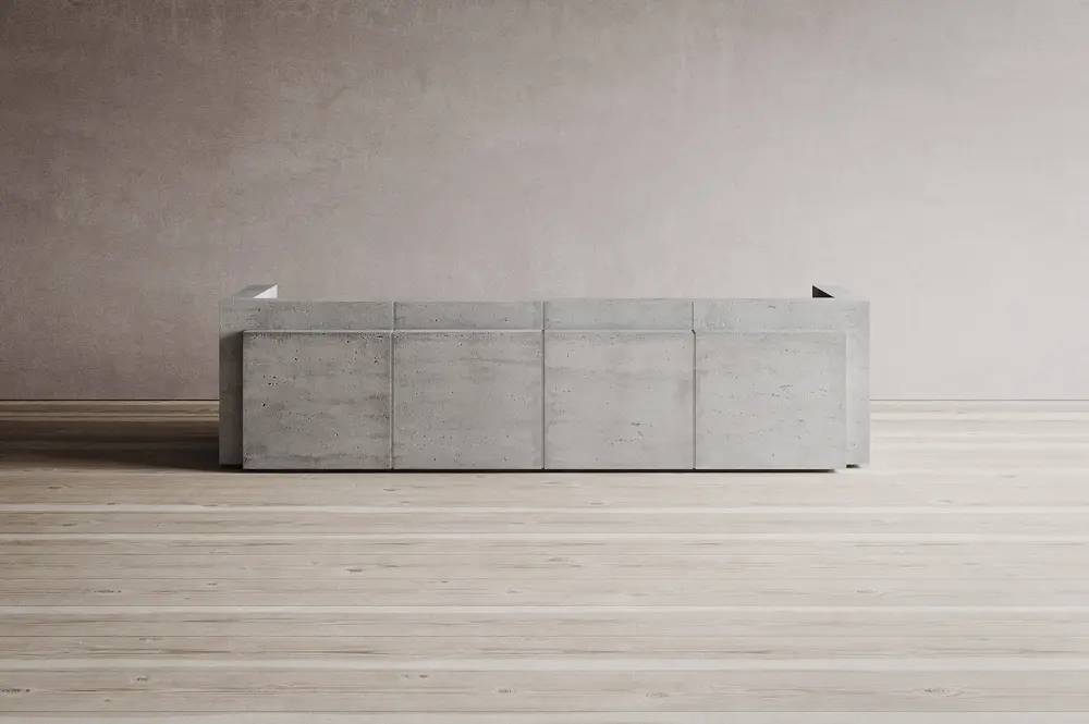 Isomi - Join Desk Stone Configuration 8