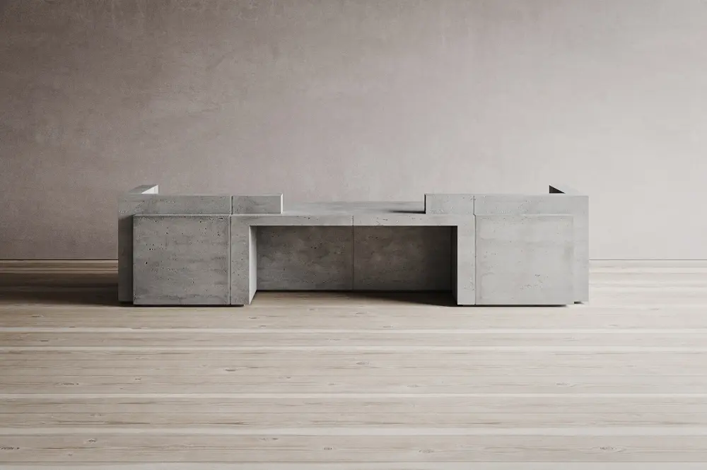 Isomi - Join Desk Stone Configuration 10