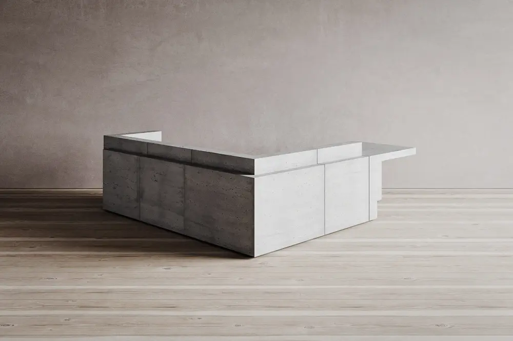 Isomi - Join Desk Stone Configuration 3