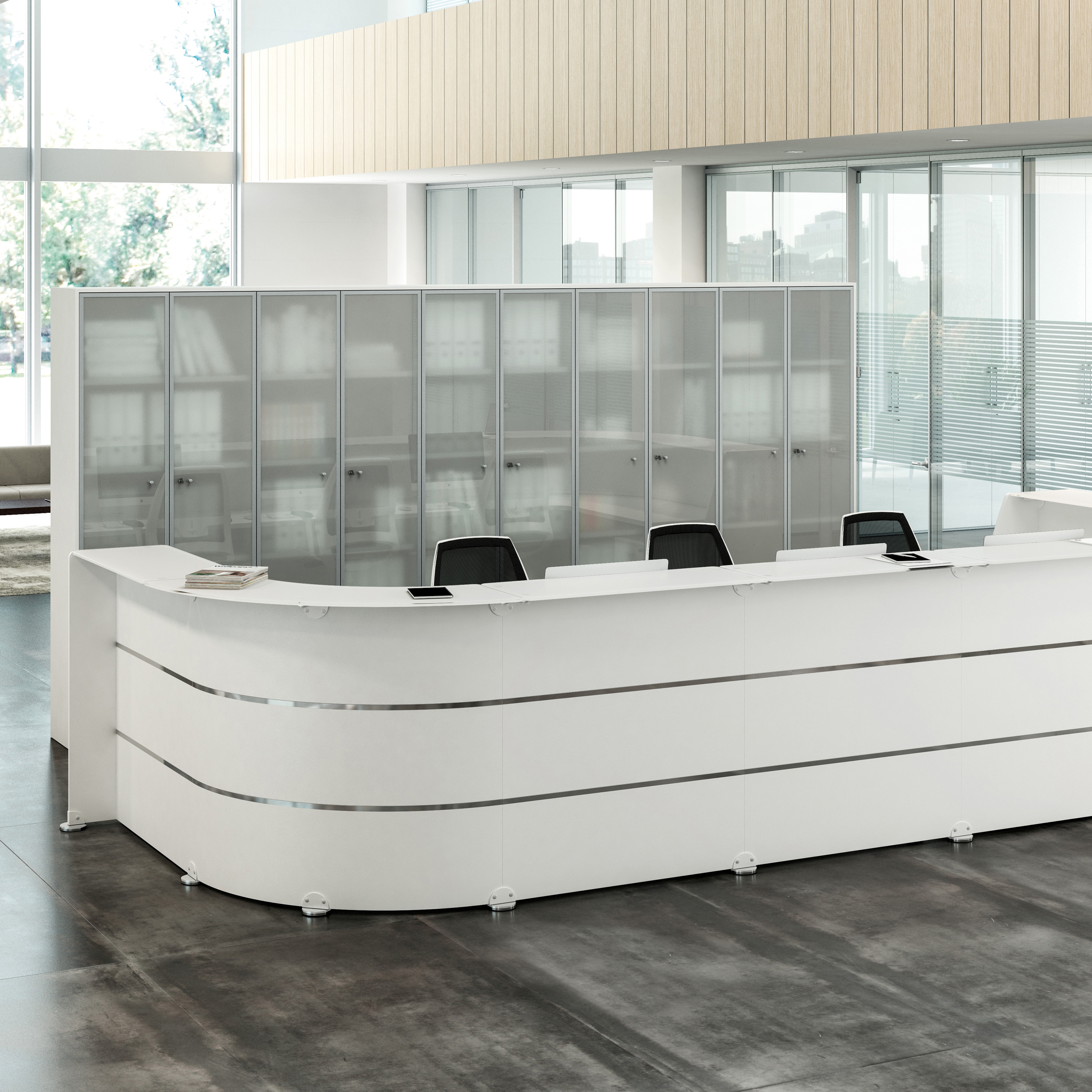 Vertoon produk Reception Glass van vervaardiger Quadrifoglio Group