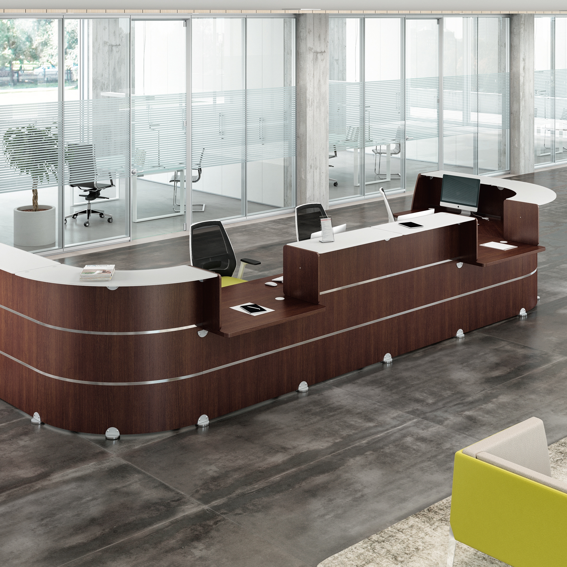 Display product Reception Glass from manufacturer Quadrifoglio Group