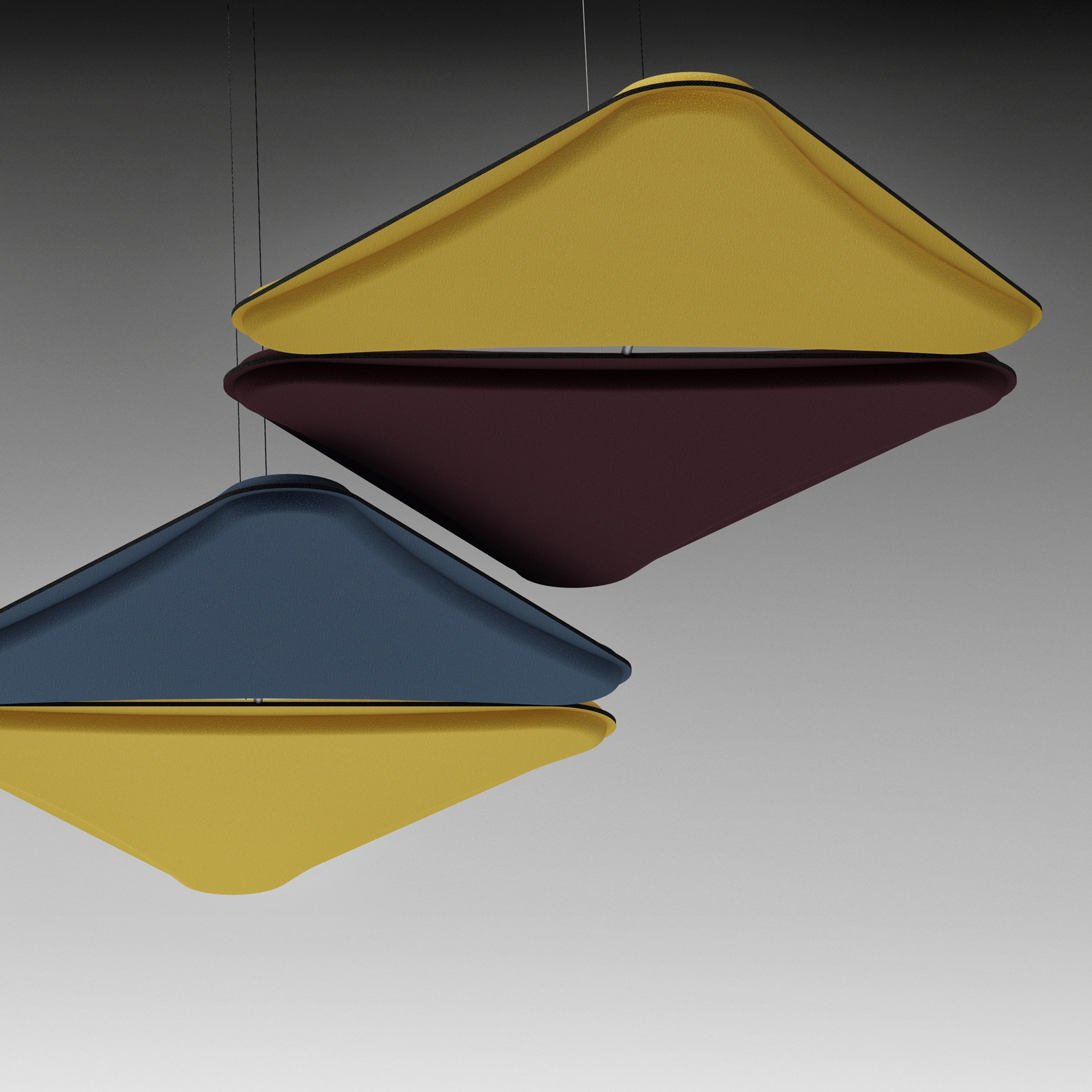 Display product LightSound acoustic panel from manufacturer Quadrifoglio Group