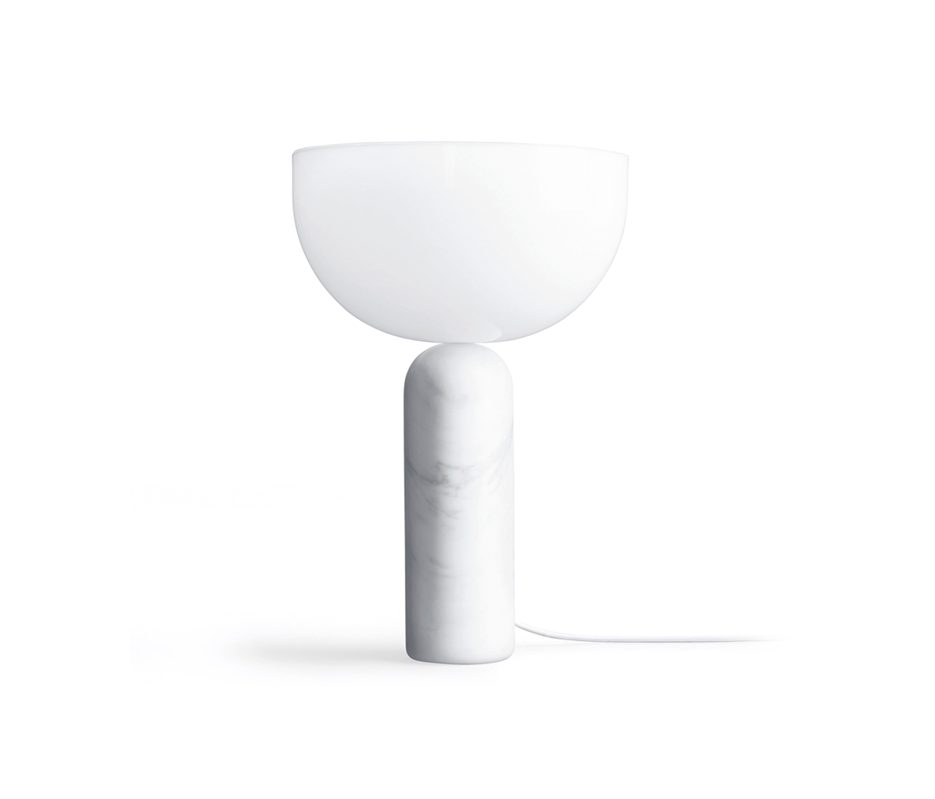 Mostra il prodotto Kizu Table Lamp White Marble w. White Acrylic del produttore NEW WORKS