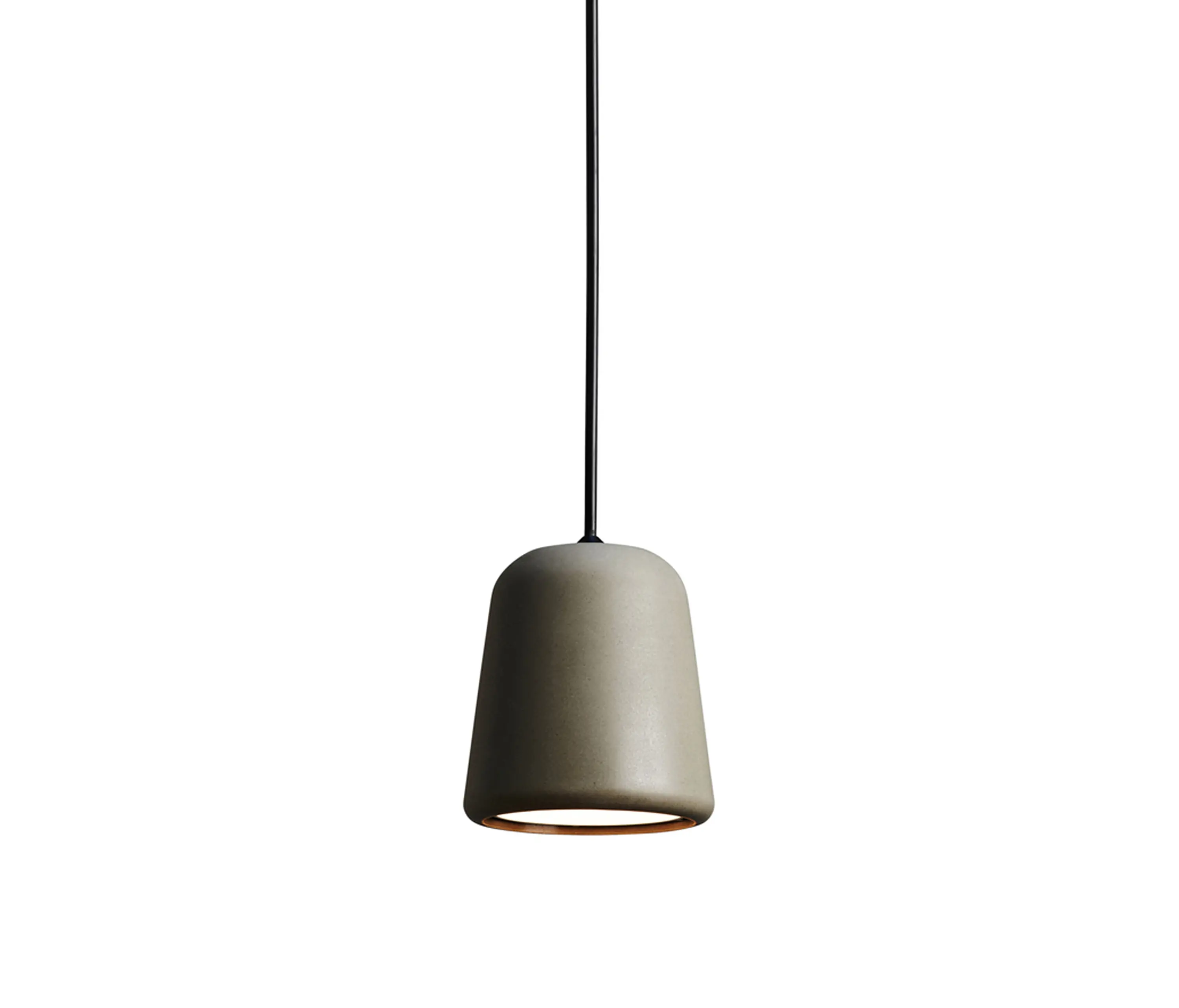 NEW WORKS - Material Pendant Dark Grey Concrete