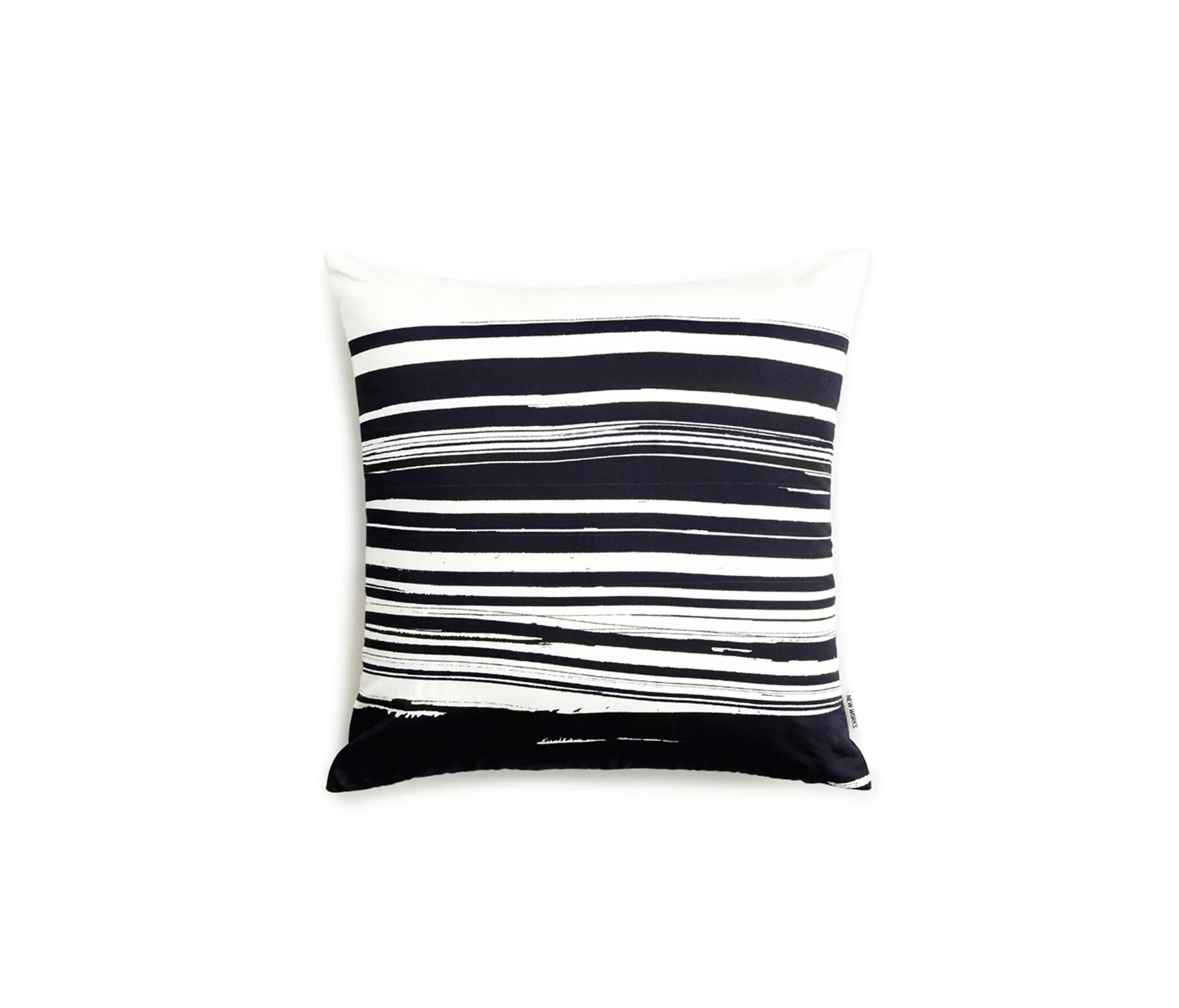 NEW WORKS - Wave & Brush Cushion Black