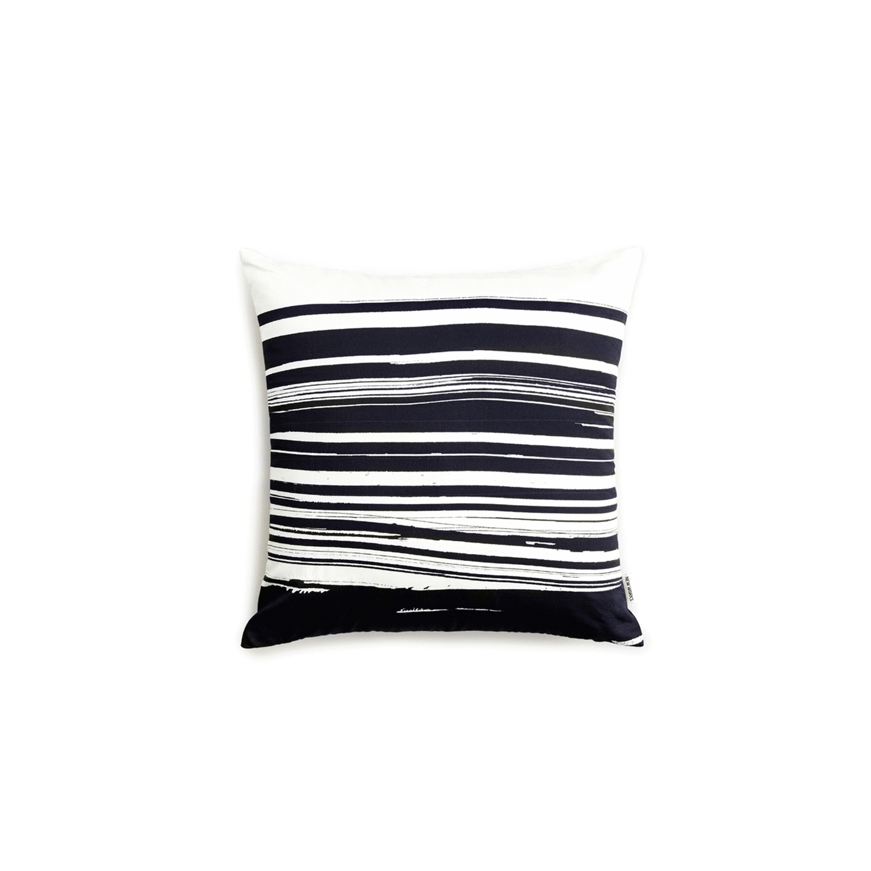 Display product Wave & Brush Cushion Black from manufacturer NEW WORKS