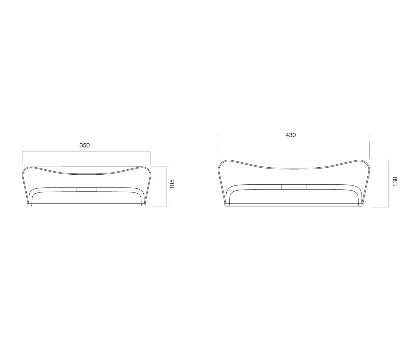 PERUSE - Double Bowl Small