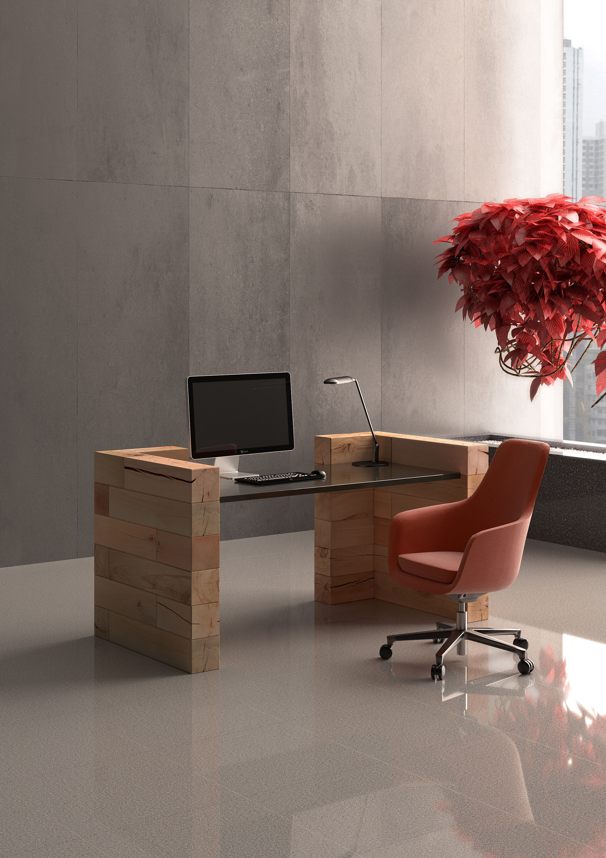 Display product CRAFTWAND® - office desk design from manufacturer Craftwand
