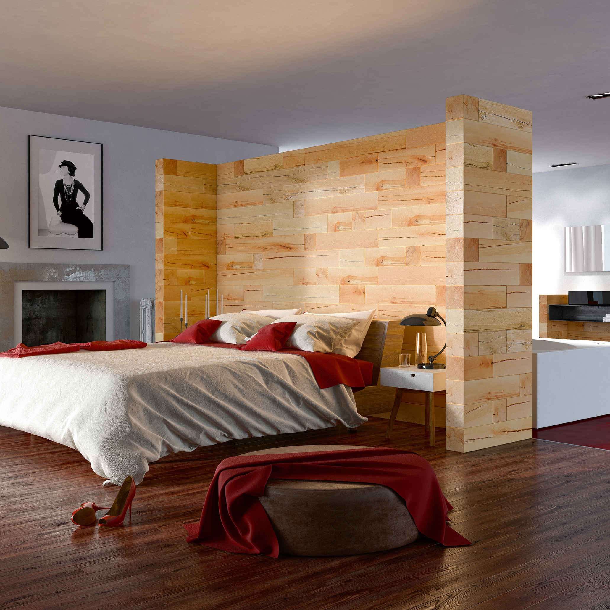 Display product CRAFTWAND® - wood screen design from manufacturer Craftwand
