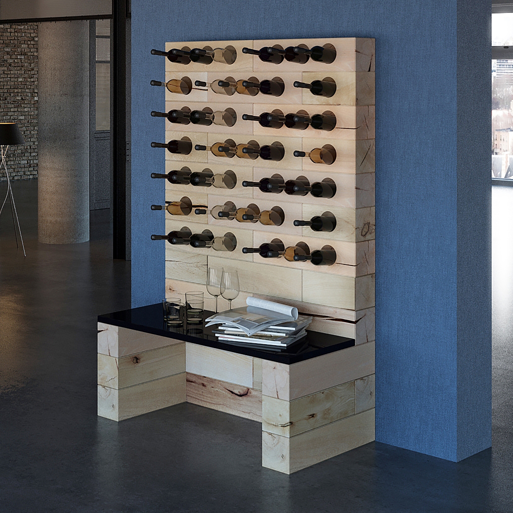 Display product CRAFTWAND® - wine rack design from manufacturer Craftwand