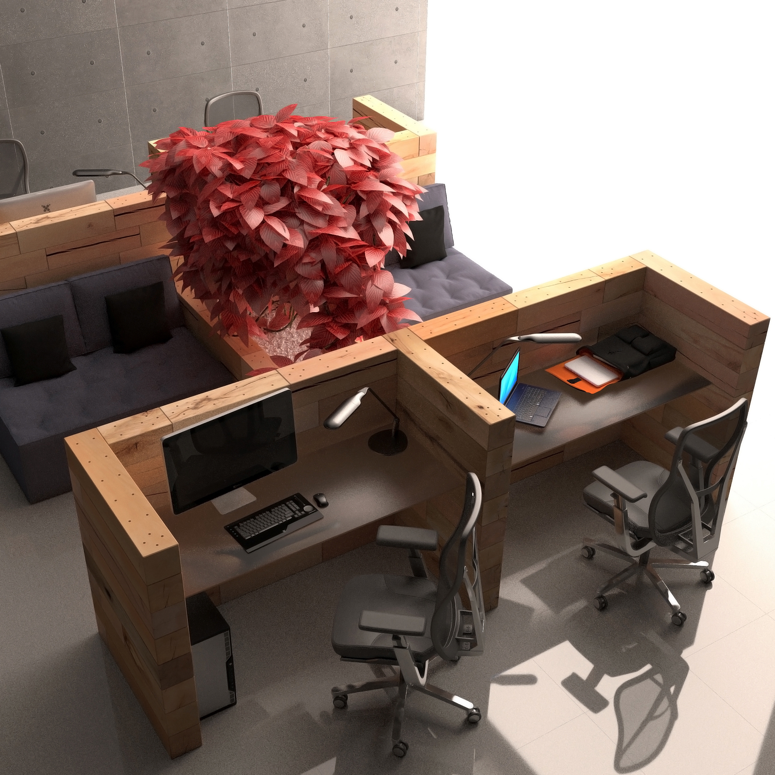Display product CRAFTWAND® - office desk screens design from manufacturer Craftwand