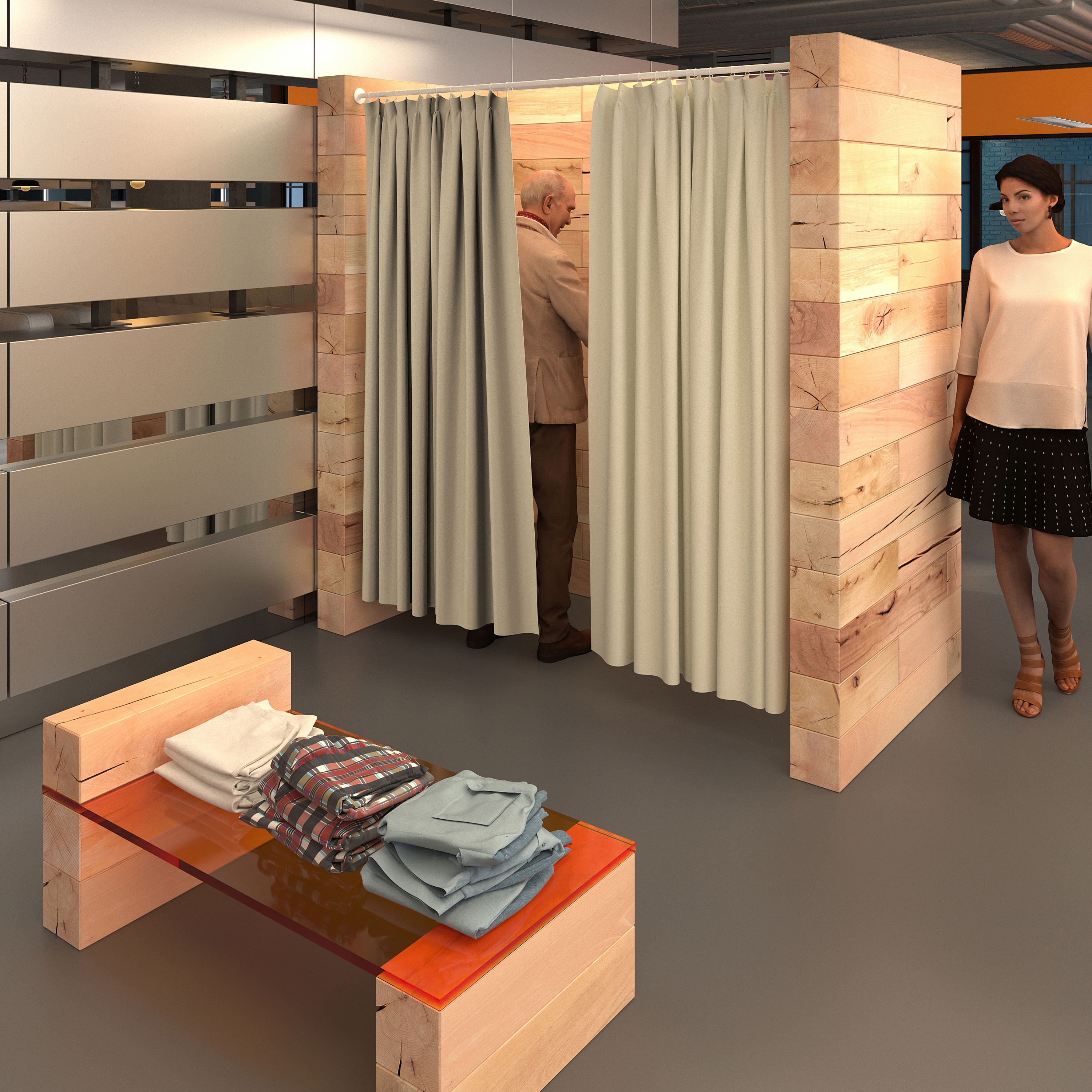 Display product CRAFTWAND® - changing cabin design from manufacturer Craftwand