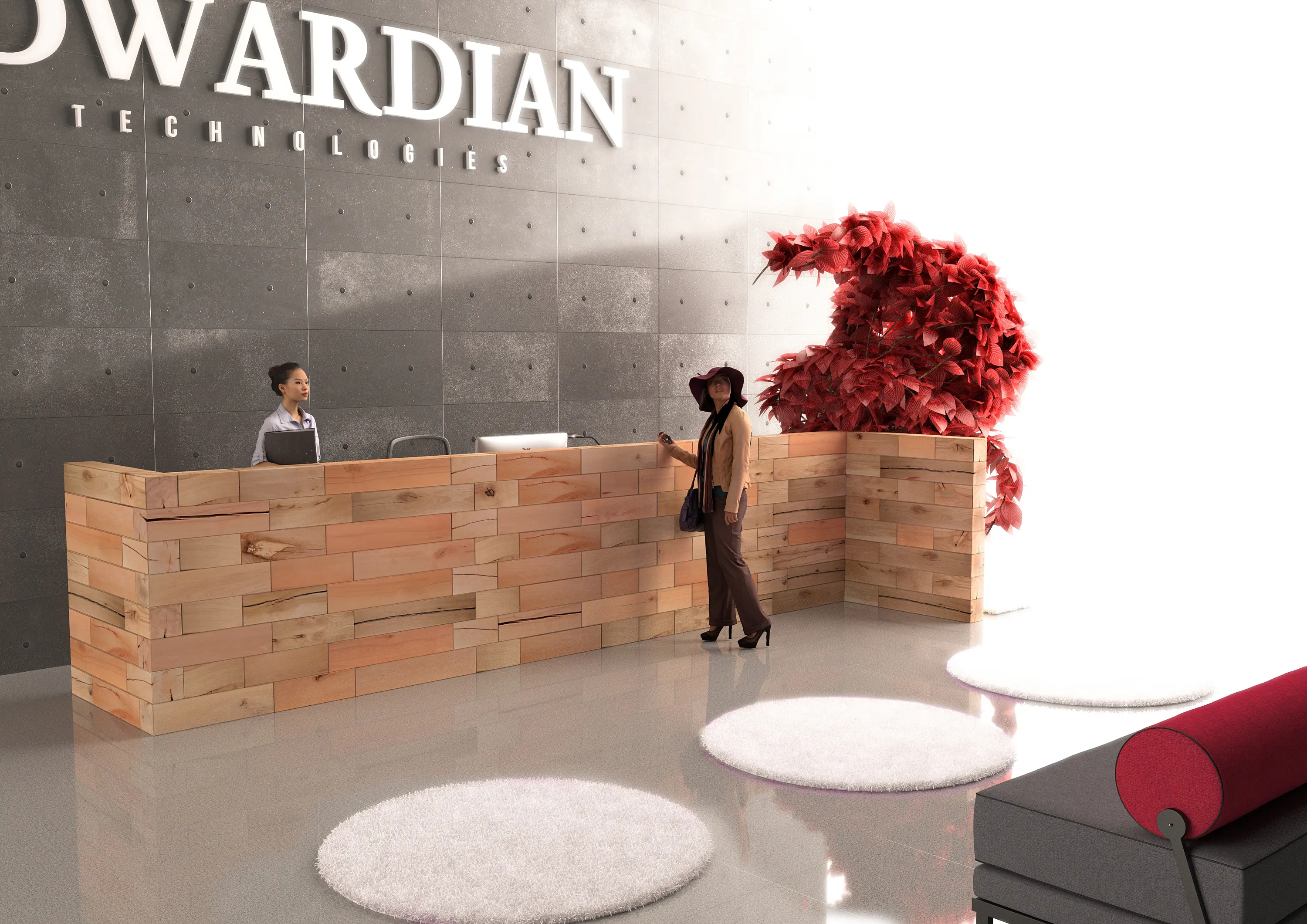 Craftwand - CRAFTWAND® - reception desk design
