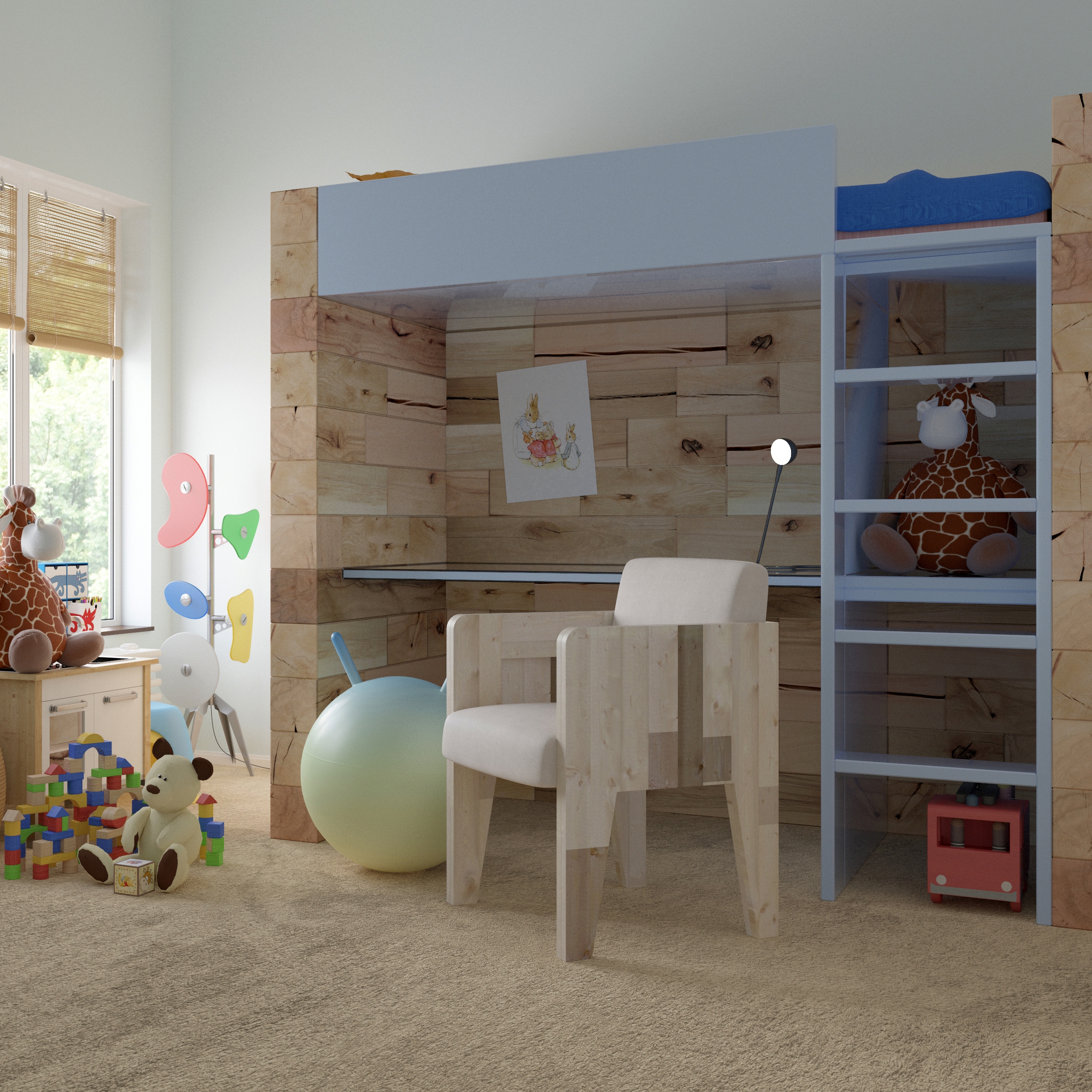 Produkt CRAFTWAND® - Hochbett Kinderzimmer des Herstellers Craftwand anzeigen