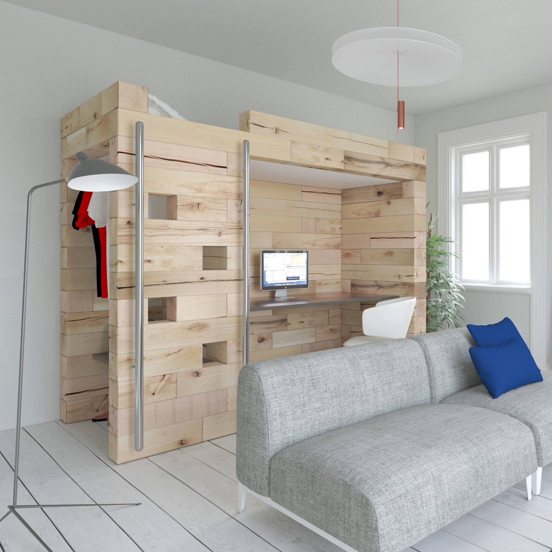 Produkt CRAFTWAND® - Teenager Hochbett des Herstellers Craftwand anzeigen