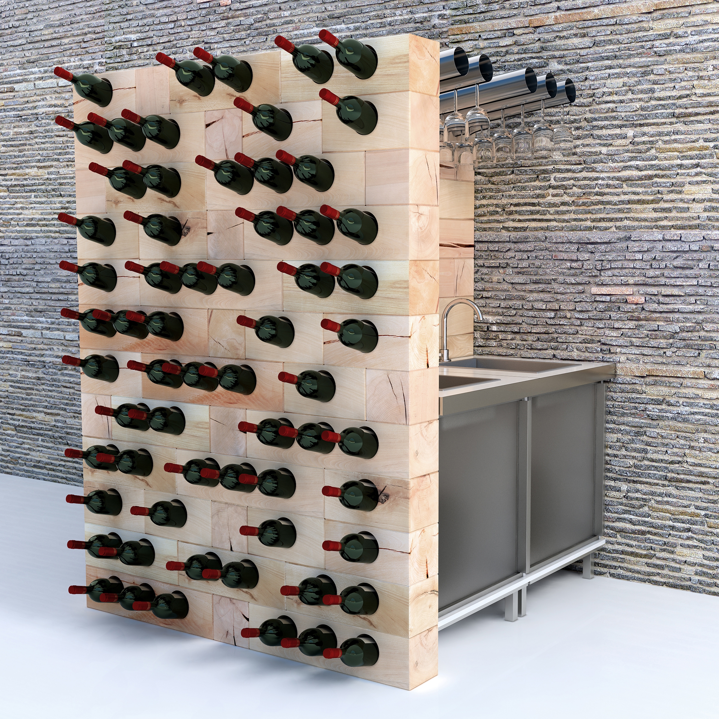 Display product CRAFTWAND® - wine shelving design from manufacturer Craftwand