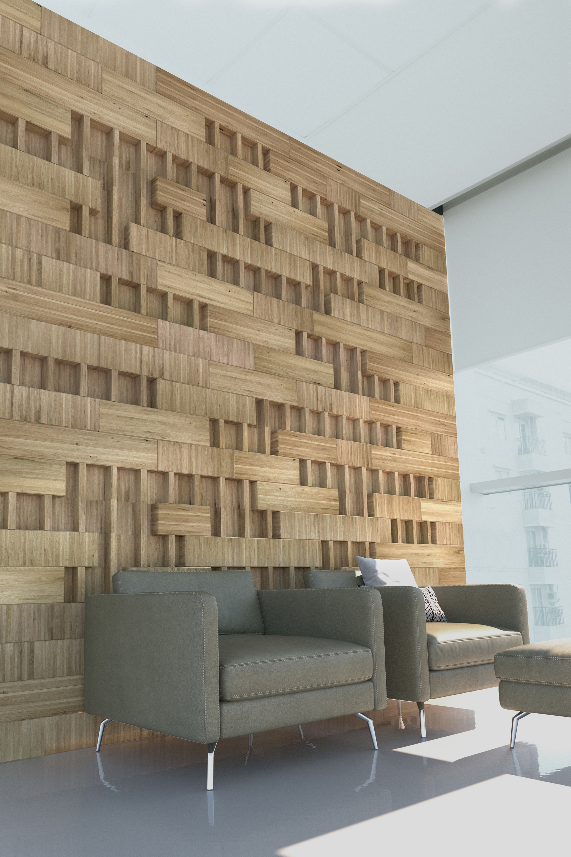 Display product CRAFTWAND® - wood screen design from manufacturer Craftwand