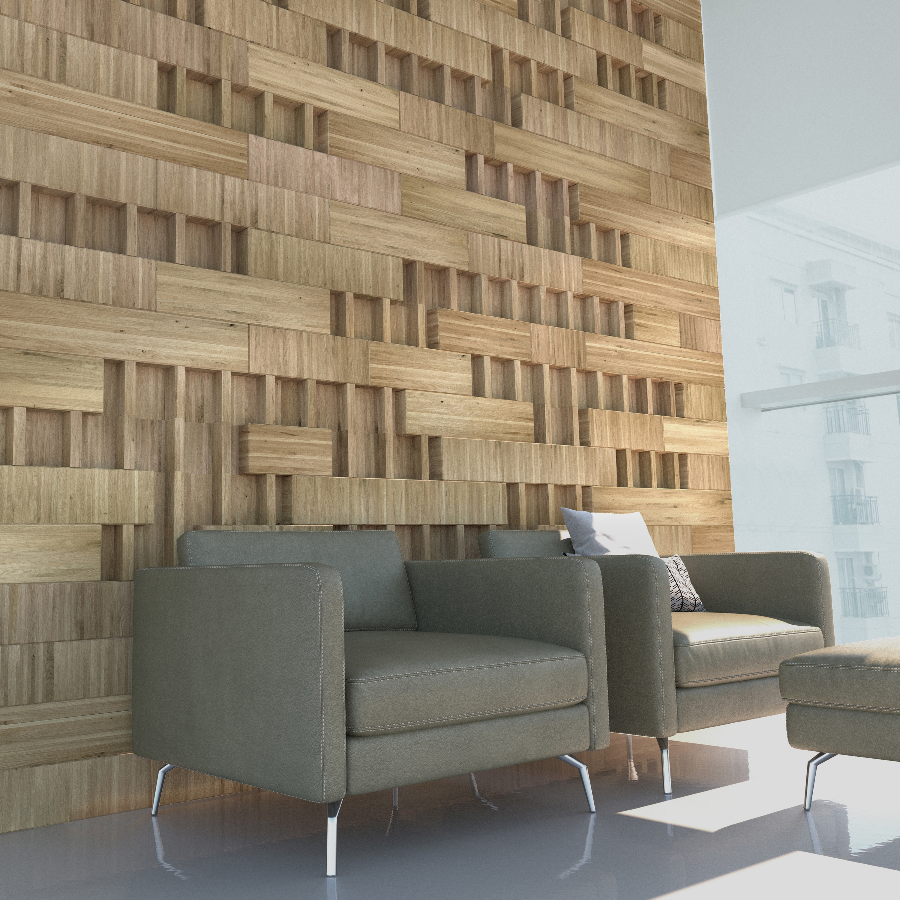 Mostrar el producto CRAFTWAND® - wood screen design del fabricante Craftwand