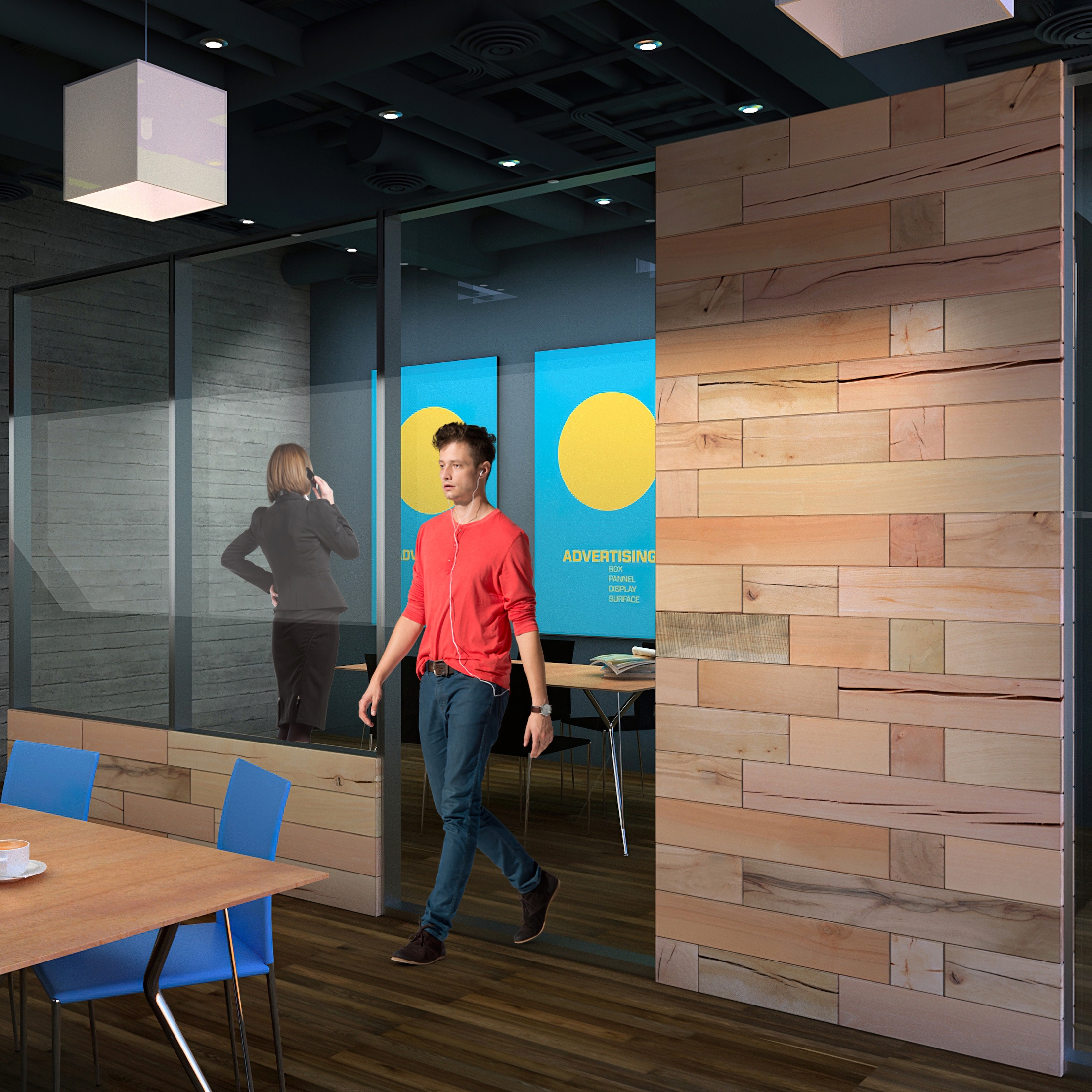 Display product CRAFTWAND® - space divider design from manufacturer Craftwand