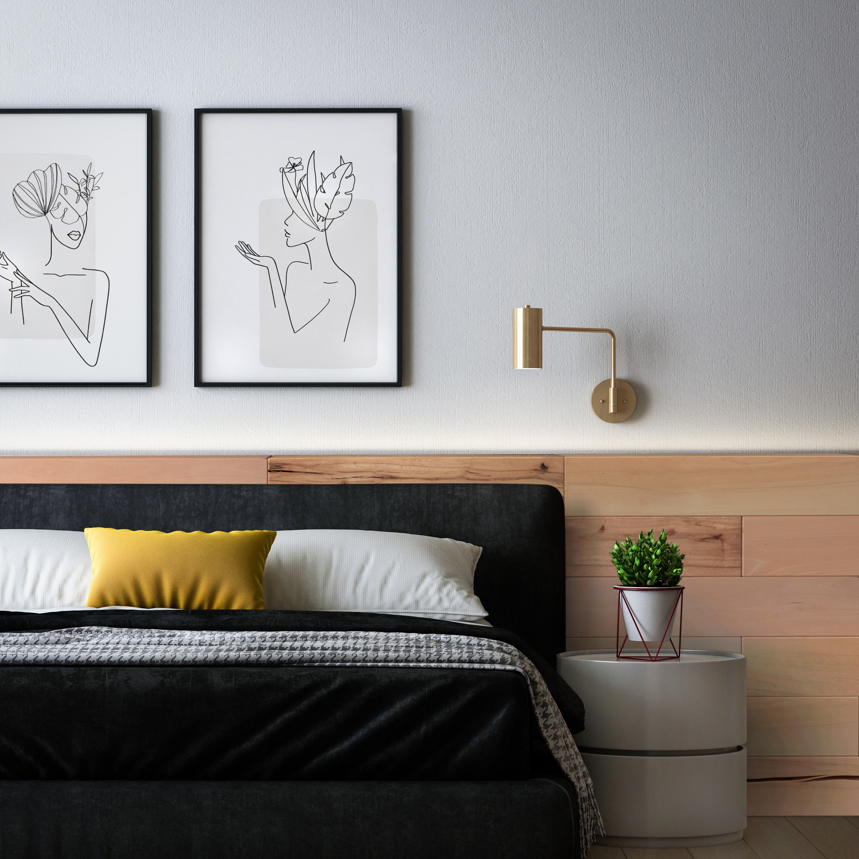 Display product CRAFTWAND® - headboard design from manufacturer Craftwand