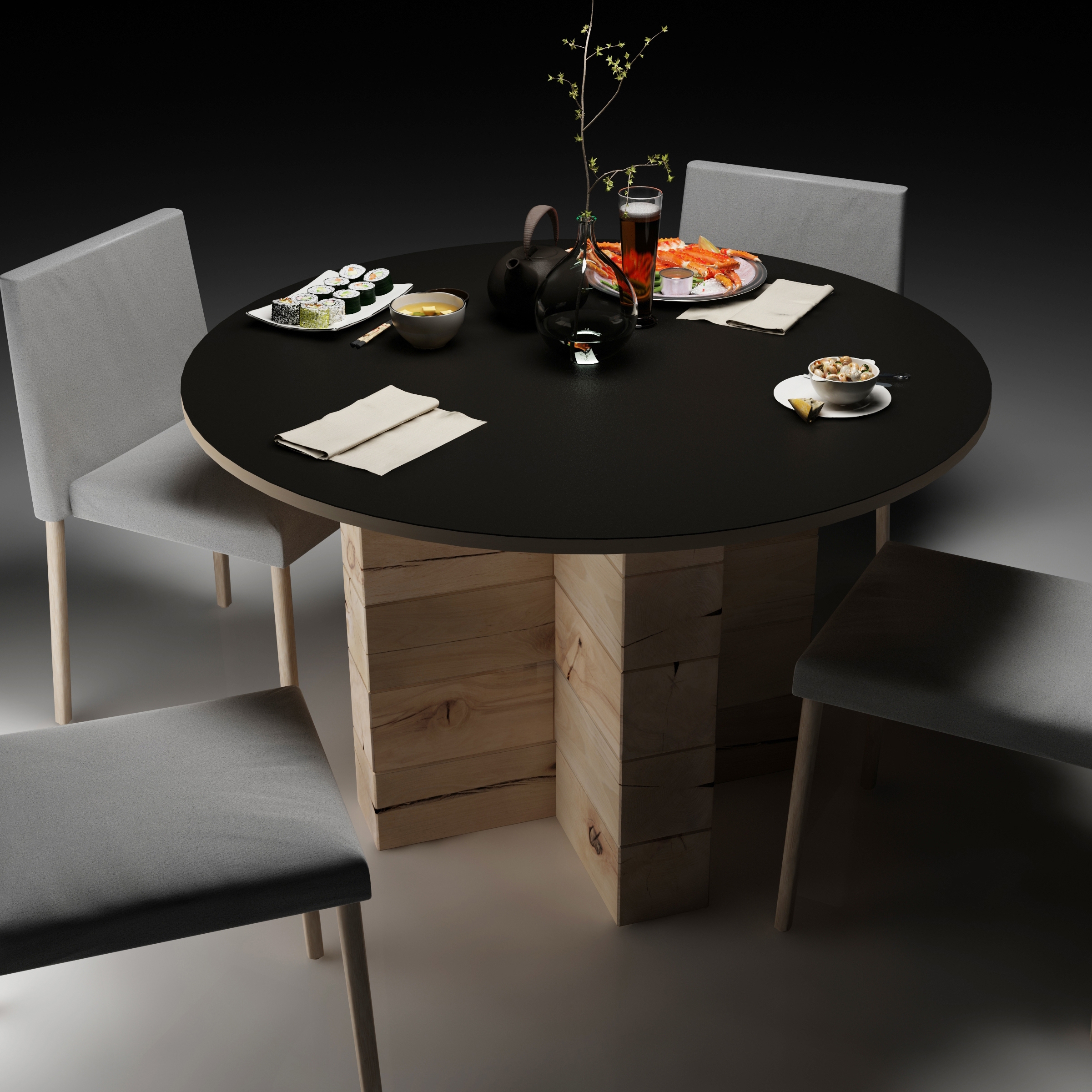 Mostrar el producto CRAFTWAND® - restaurant table design del fabricante Craftwand