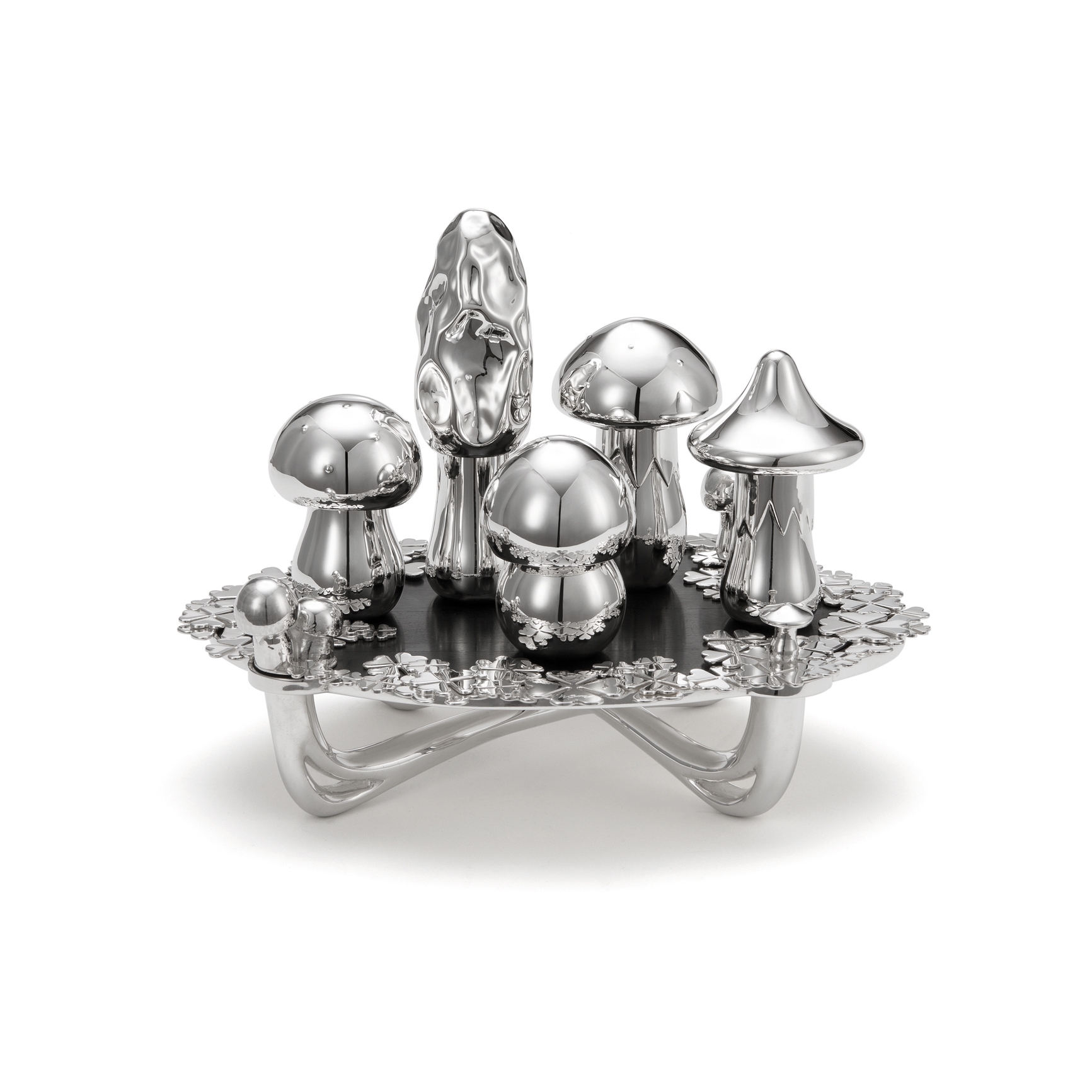 Produkt Wolfgang Joop – Magic Mushrooms Centerpiece Dunkles Holz des Herstellers Wiener Silber Manufactur anzeigen