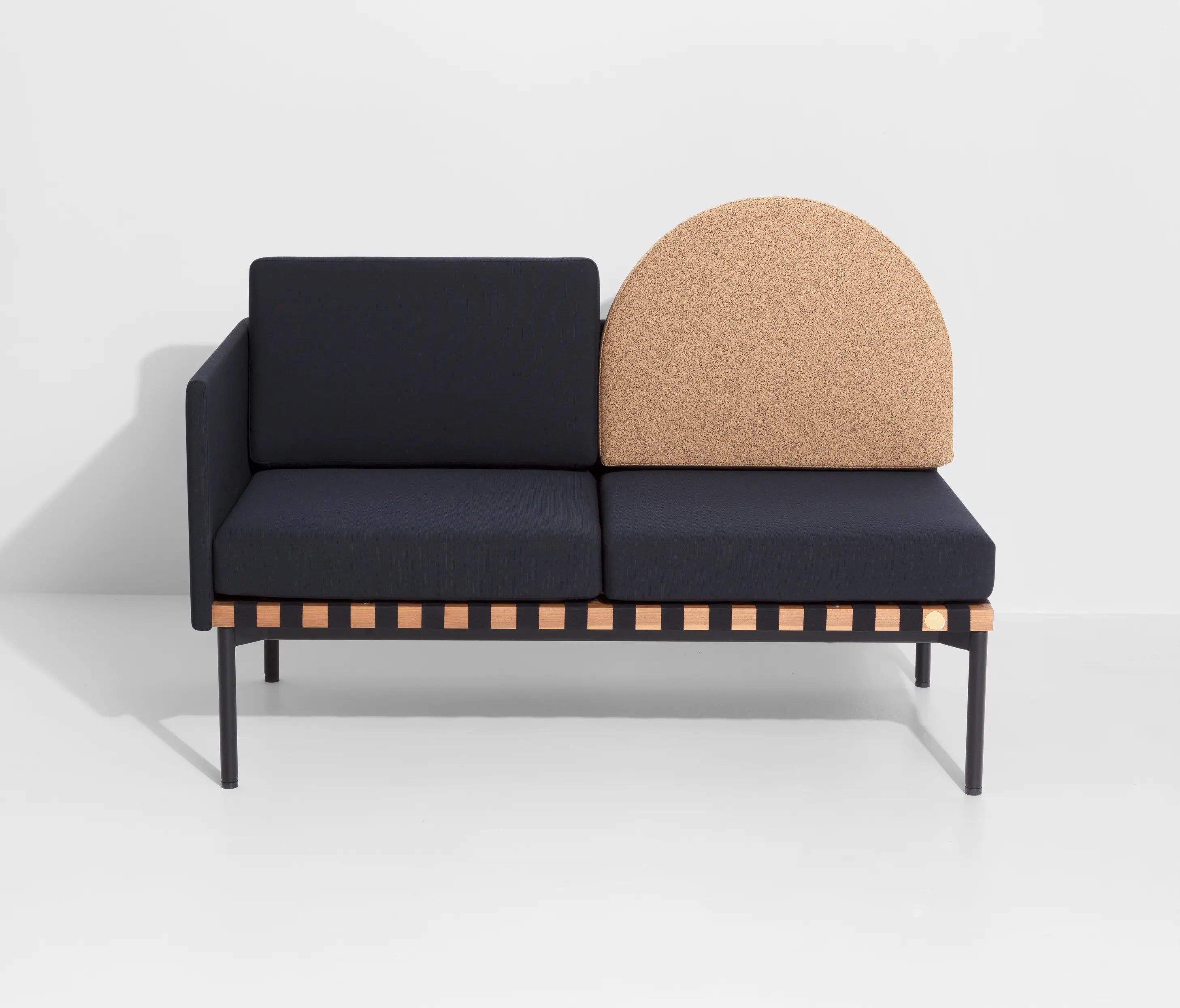 Petite Friture - Grid | 2 seater sofa with one armrest