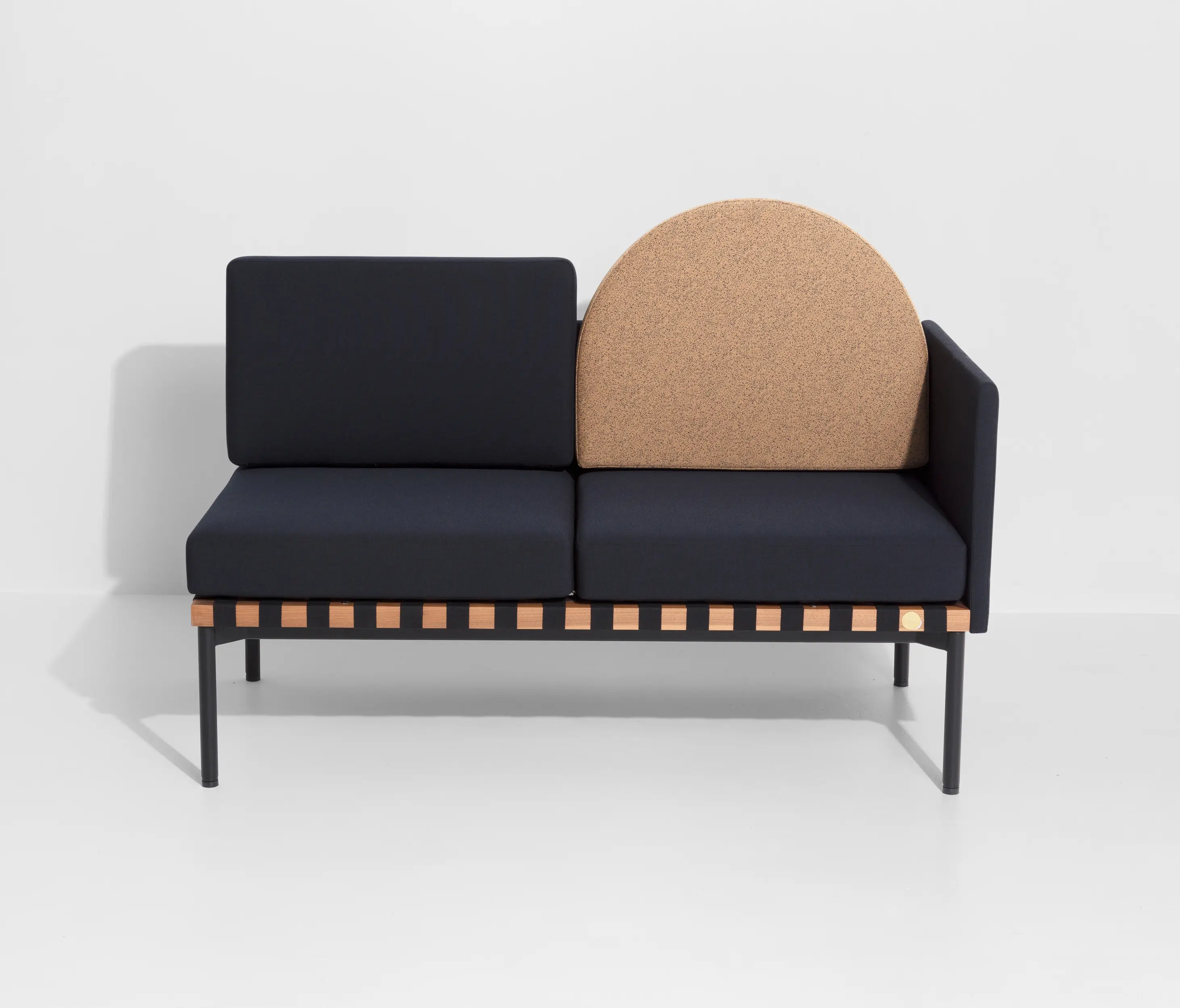 Petite Friture - Grid | 2 seater sofa with one armrest