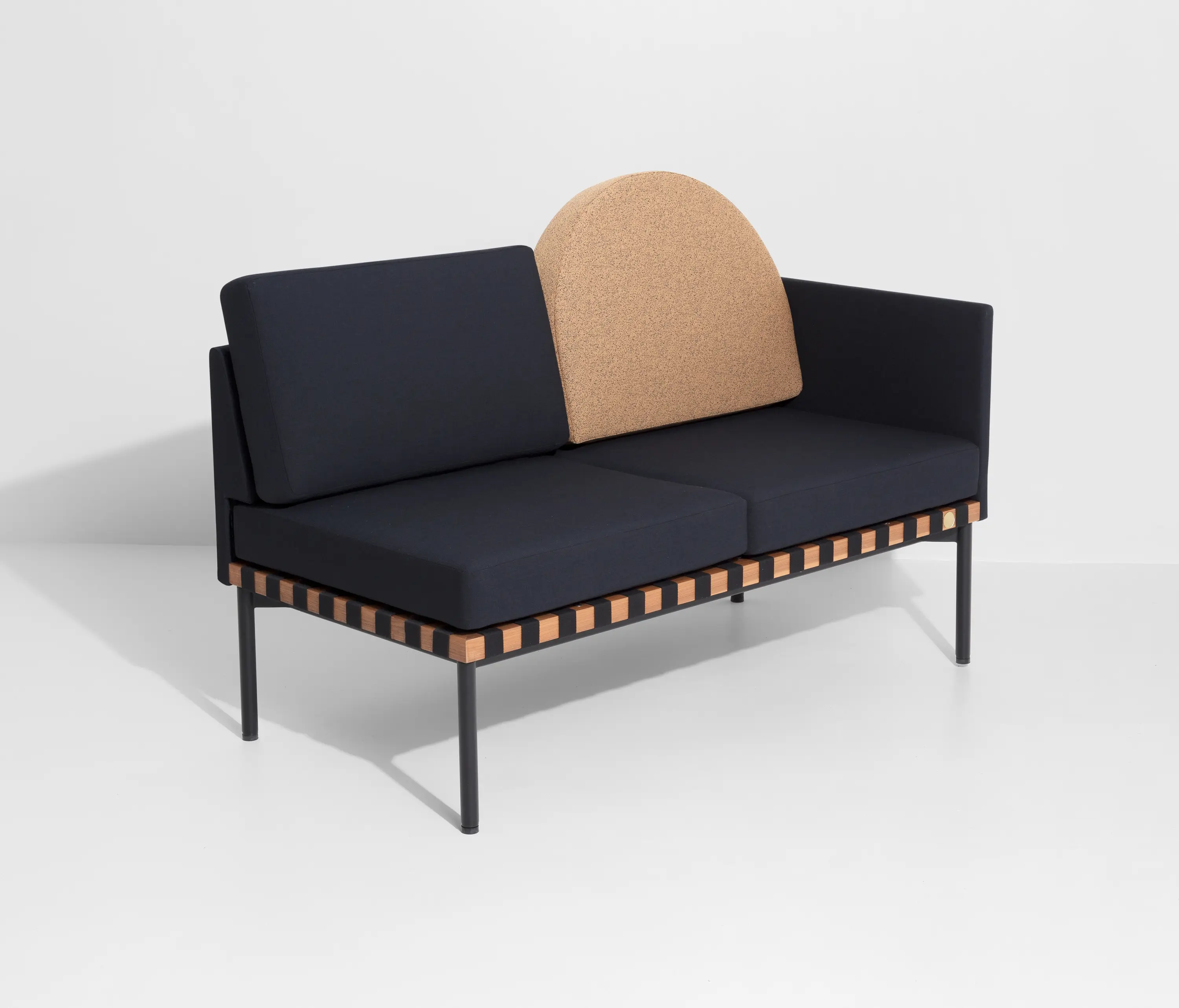 Petite Friture - Grid | 2 seater sofa with one armrest