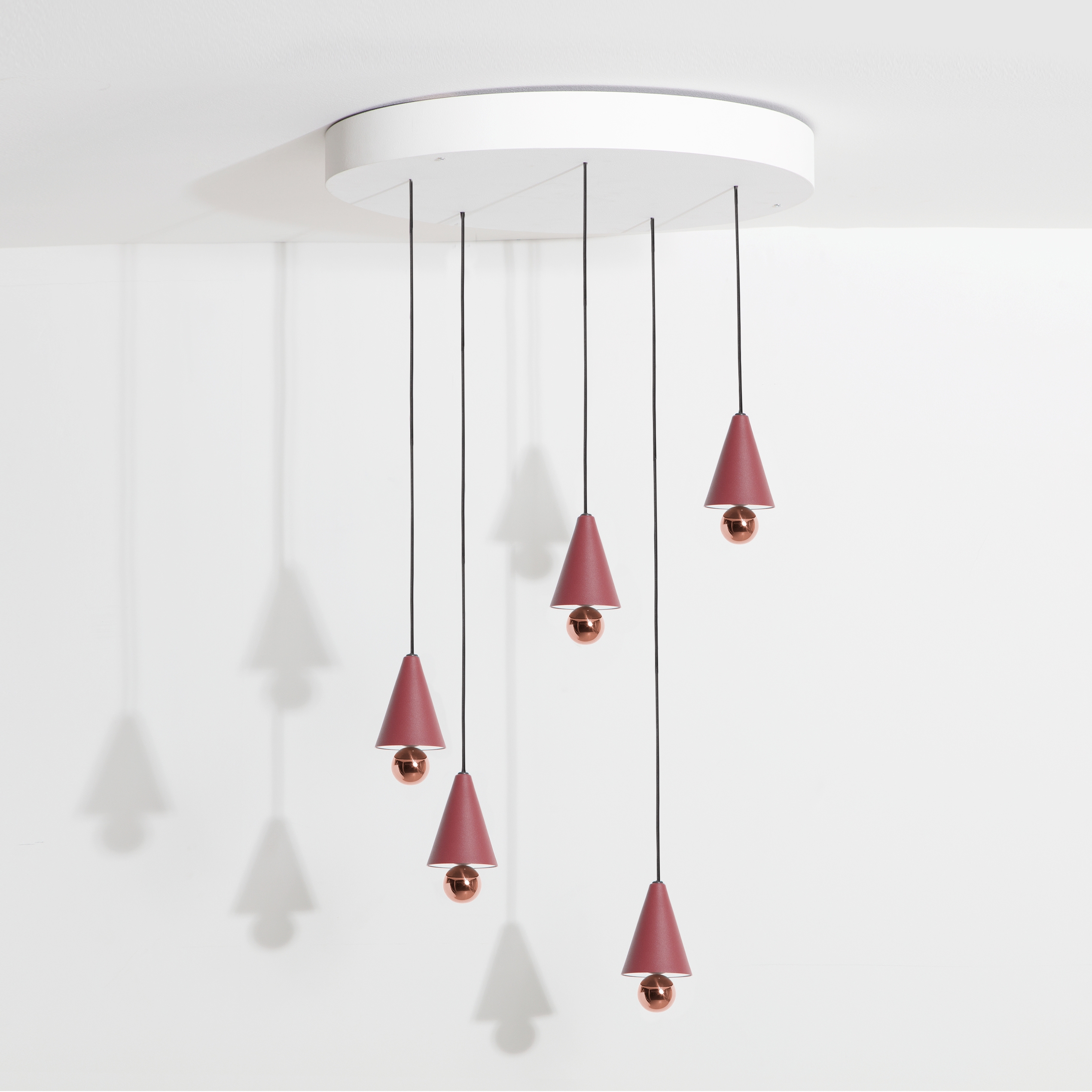 Display product Cherry | Pendant system round XS 5pcs from manufacturer Petite Friture