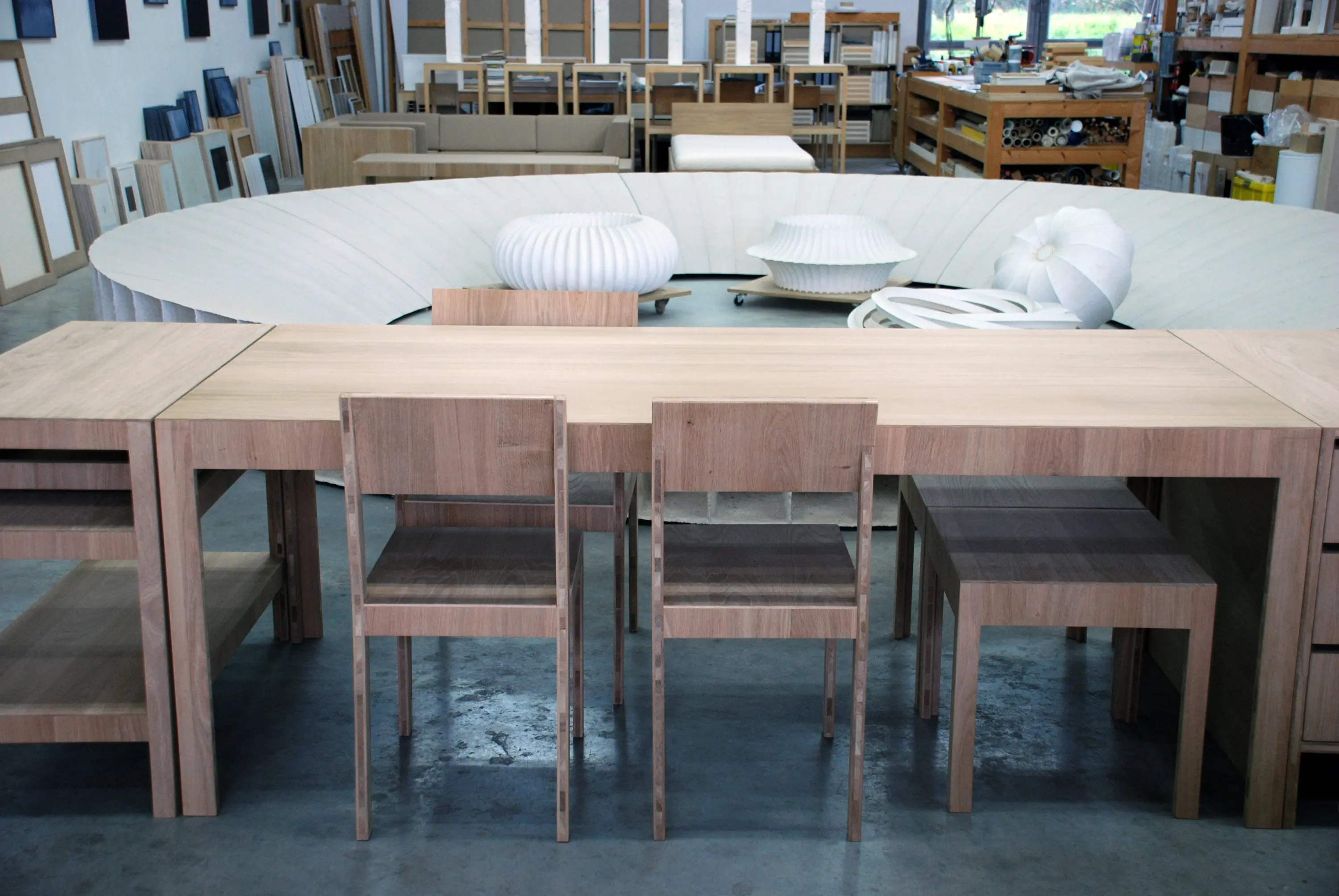 editionformform - NF 37DT Stooltable with storage-unit