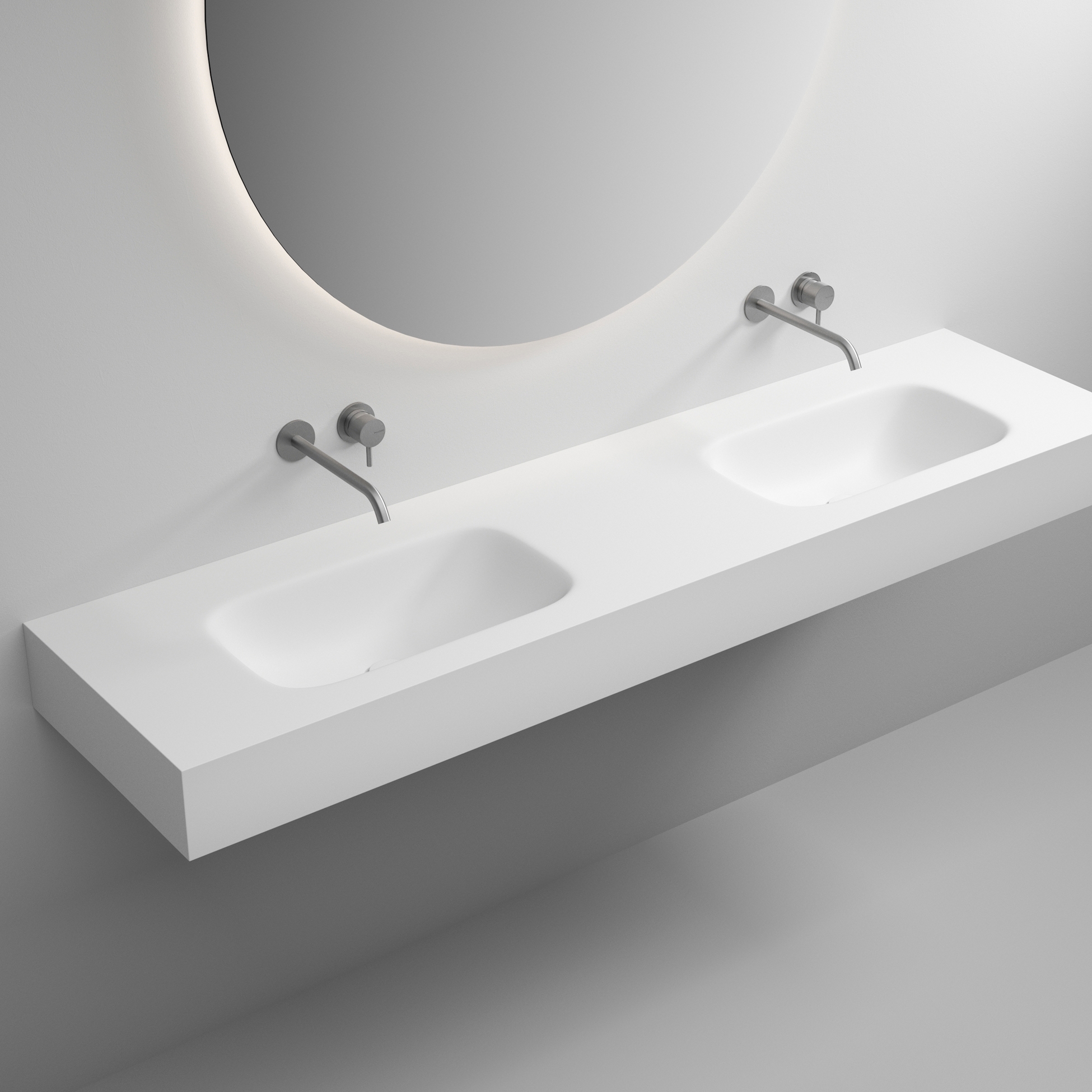 Vertoon produk Murale Wave Doppio van vervaardiger Vallone