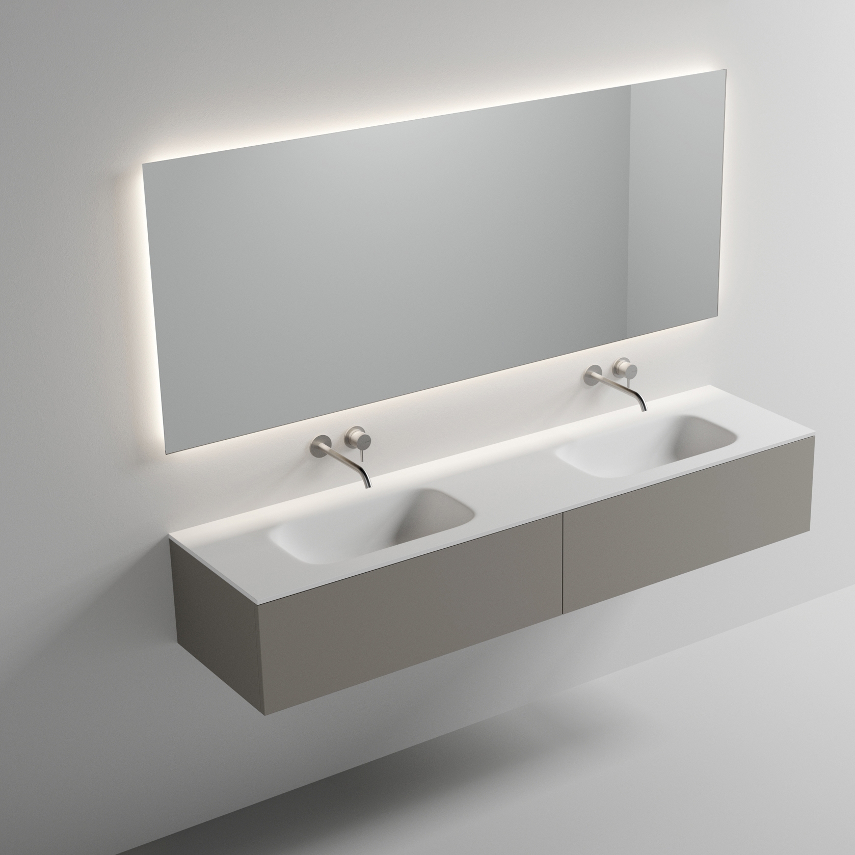 Vertoon produk Murale Wave Doppio van vervaardiger Vallone