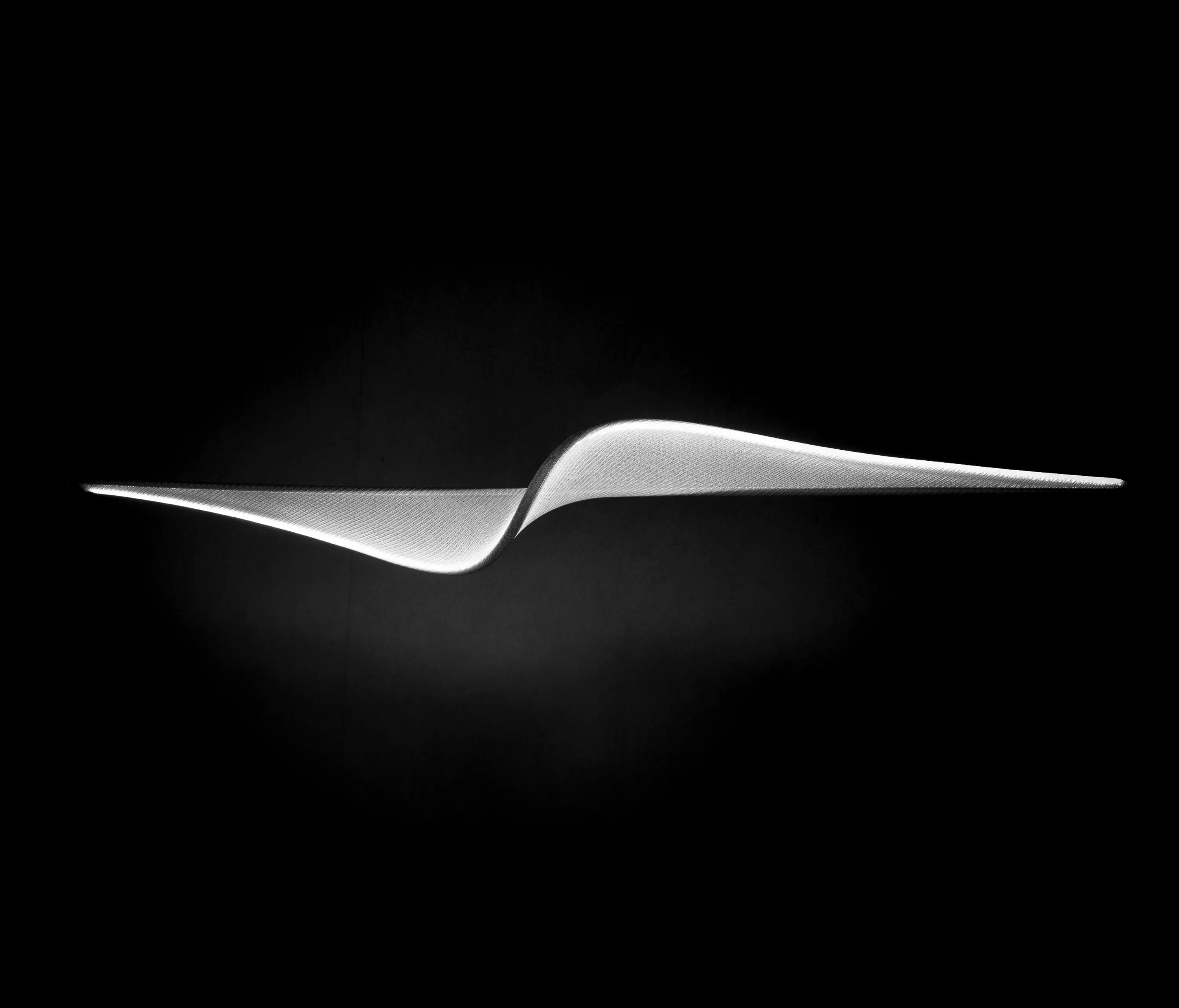 llll - llll.08 suspended horizontally | white