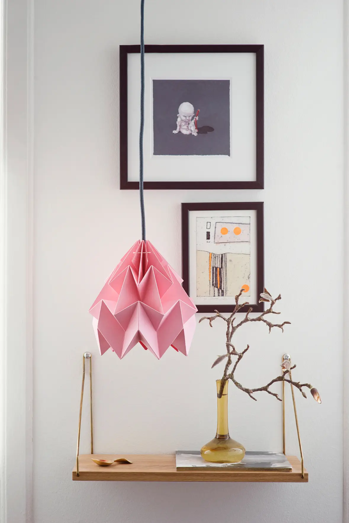 Studio Snowpuppe - Moth Lamp - Gradient Pink