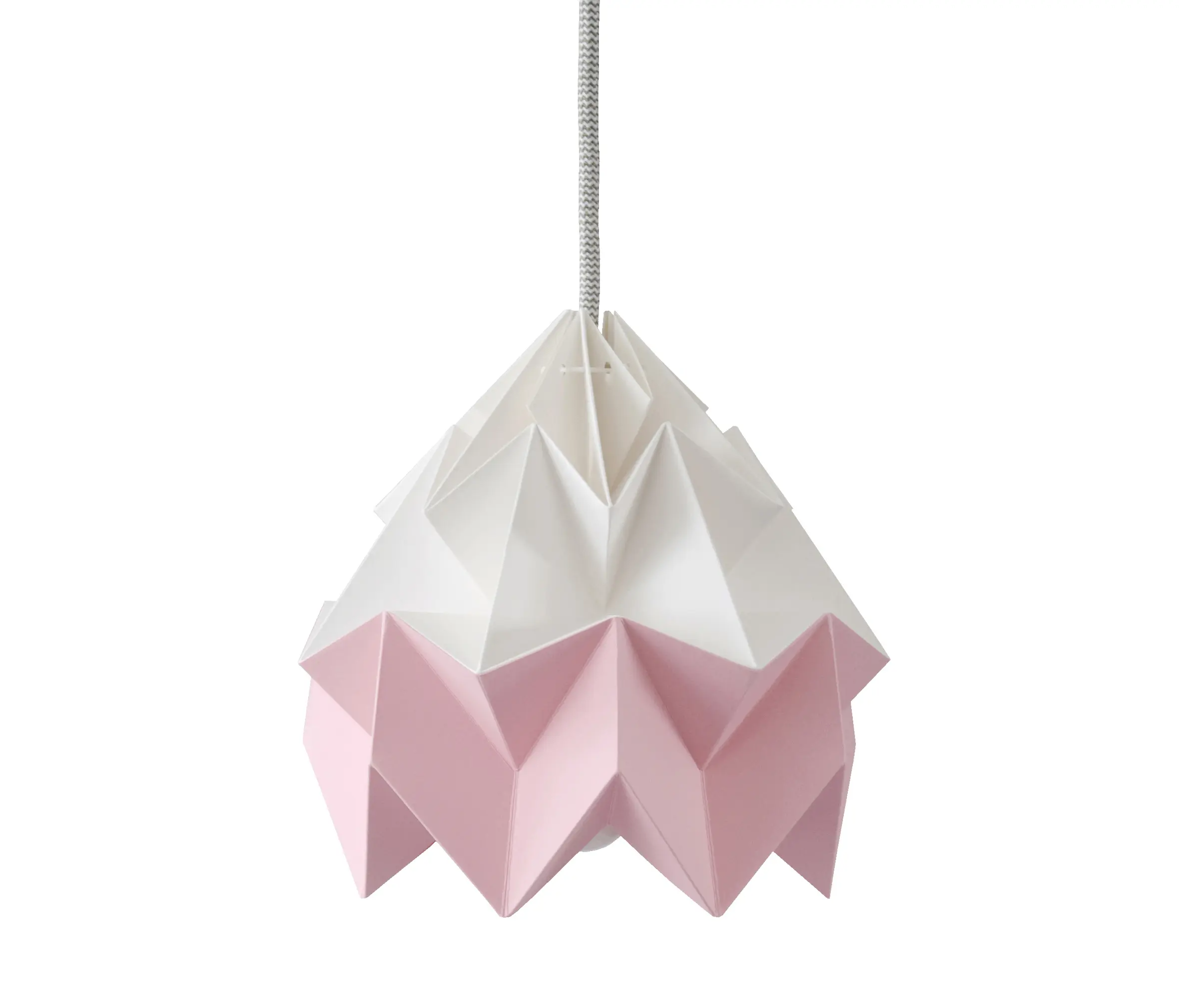 Studio Snowpuppe - Moth Lamp - White/Pink