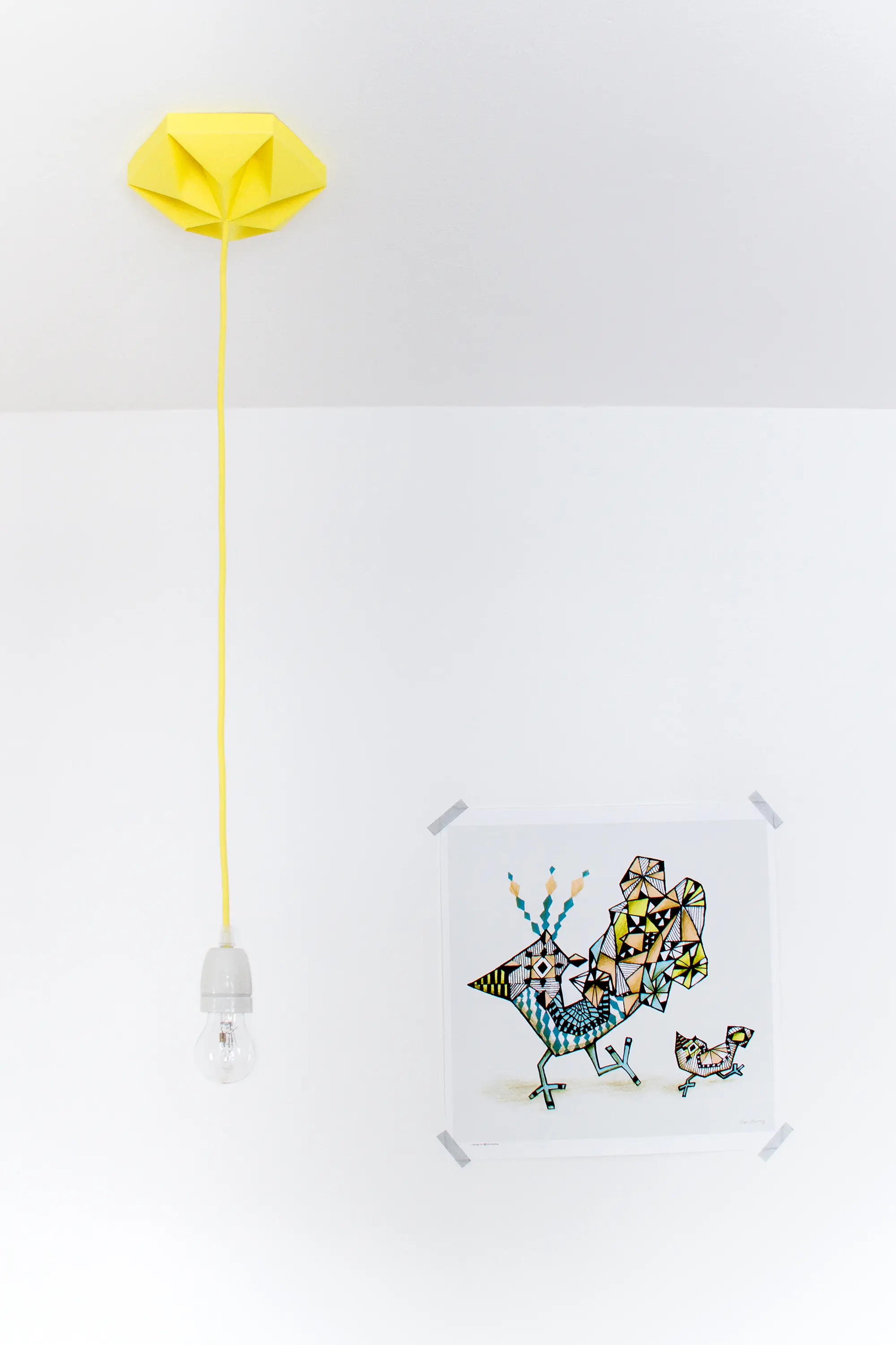 Studio Snowpuppe - Kroonuppe Ceilingrose - Autumn Yellow