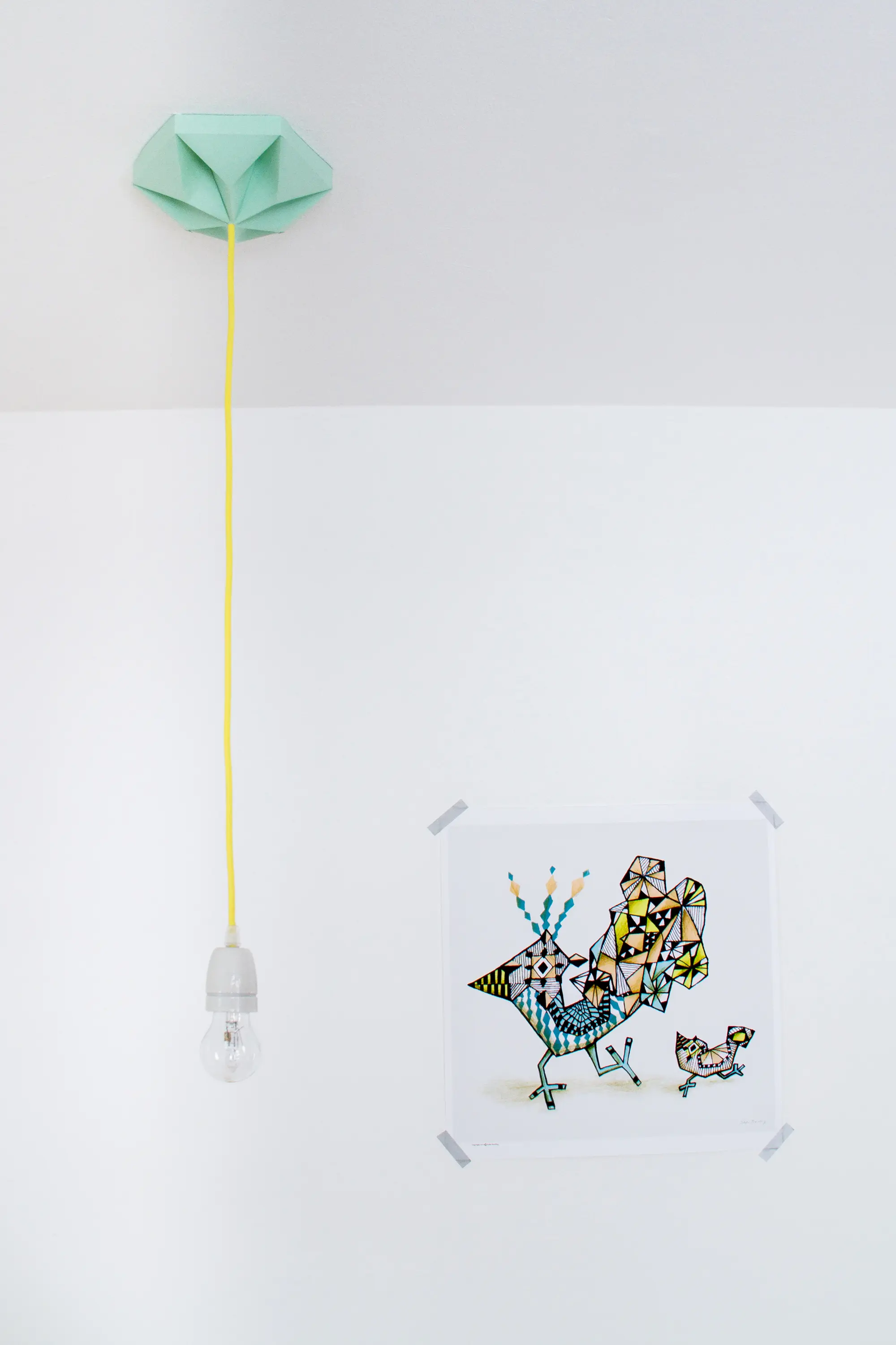 Studio Snowpuppe - Kroonuppe Ceilingrose - Mint