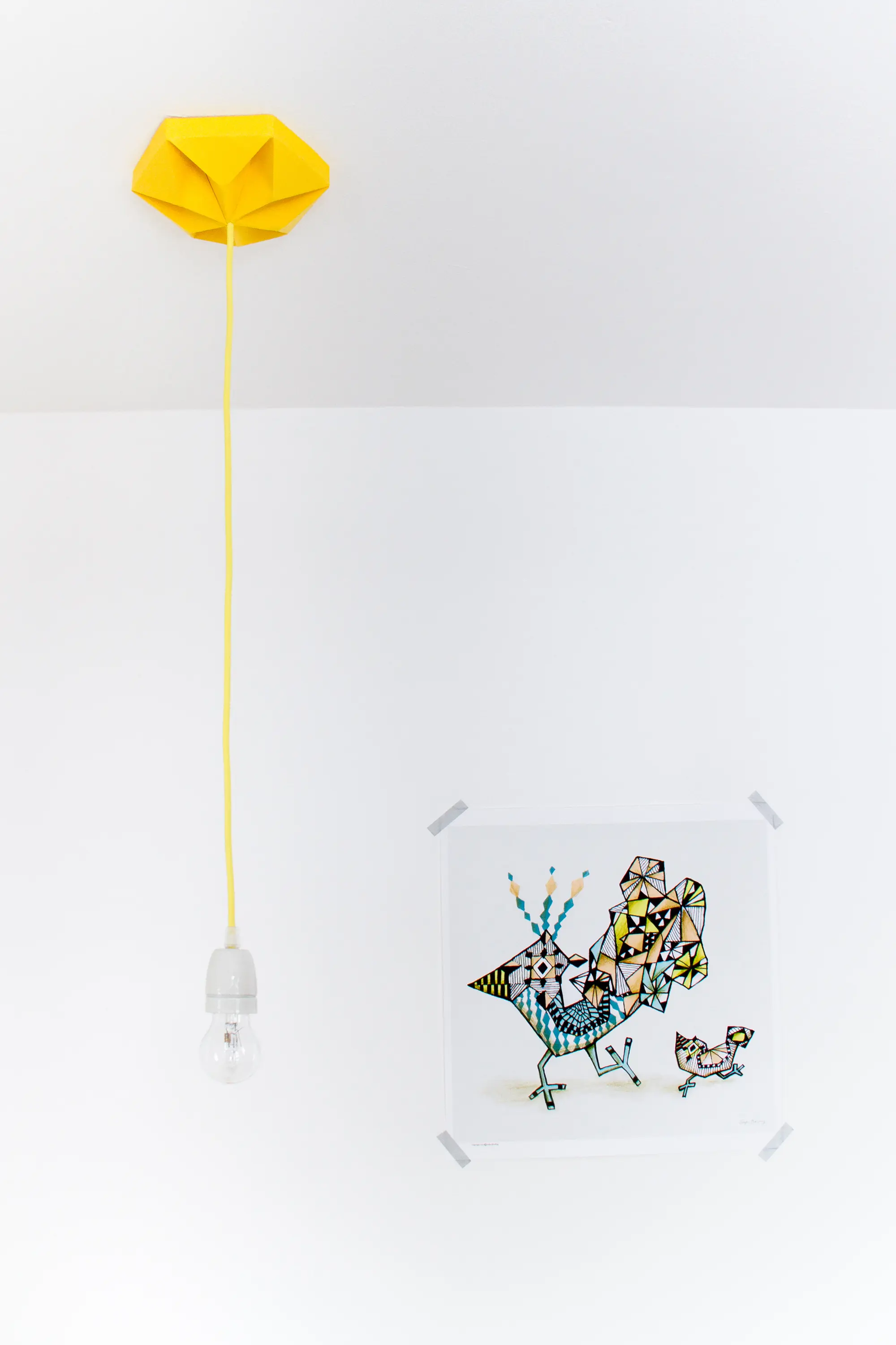 Studio Snowpuppe - Kroonuppe Ceilingrose - Gold Yellow