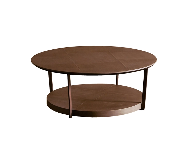 Tavolino lato divano con doppio ripiano Up & Down