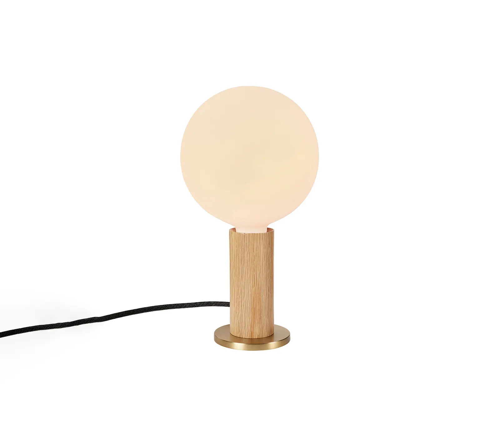 Tala - Knuckle Table Lamp Oak with Sphere IV Bulb EU