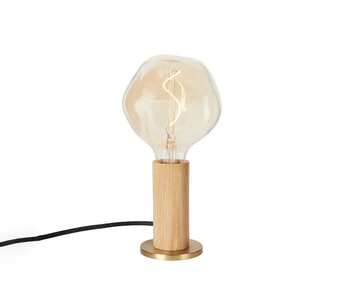 Tala - Knuckle Table Lamp Oak with Voronoi-I Bulb EU
