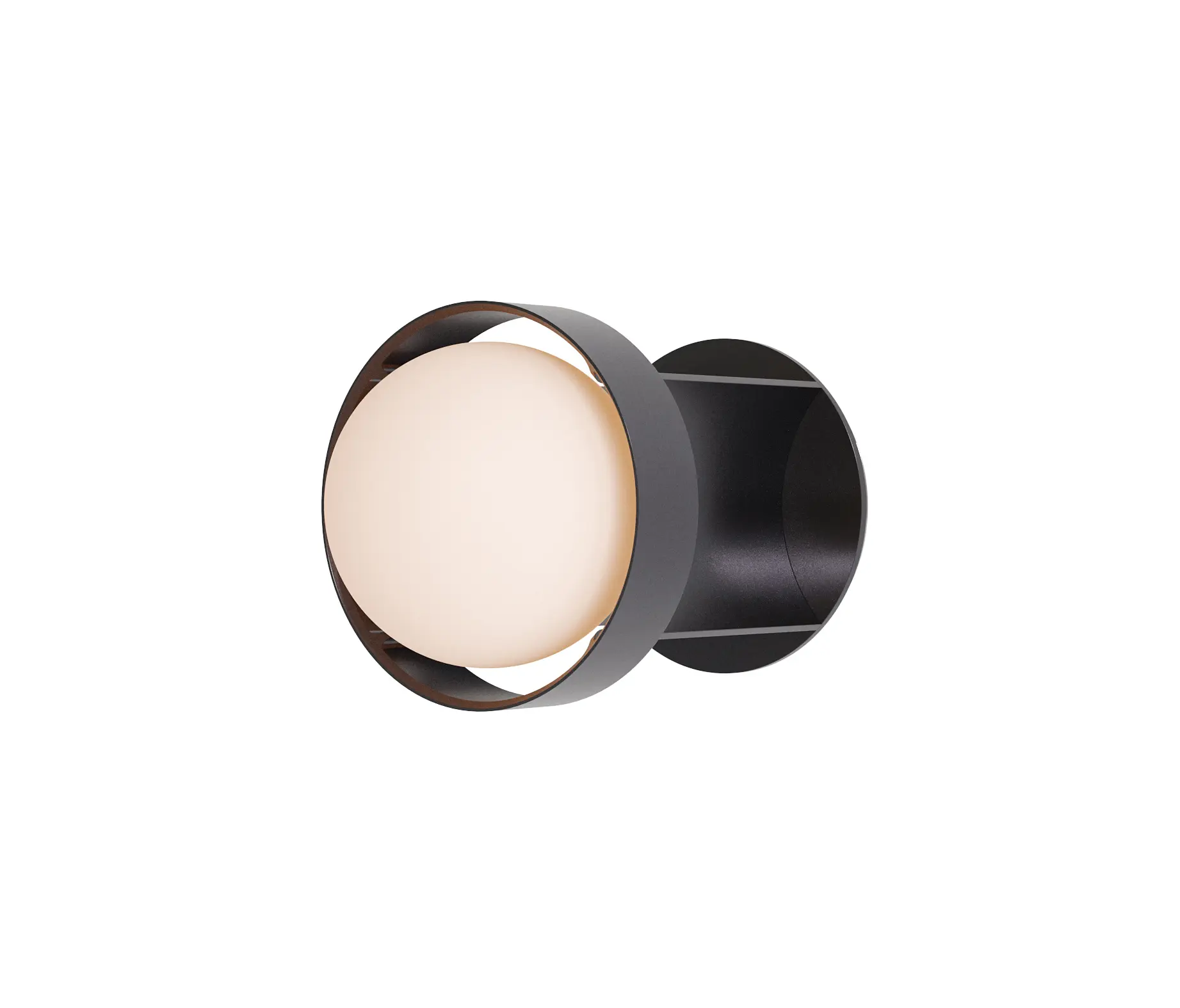 Tala - Loop Small wall light Dark Grey with Sphere III