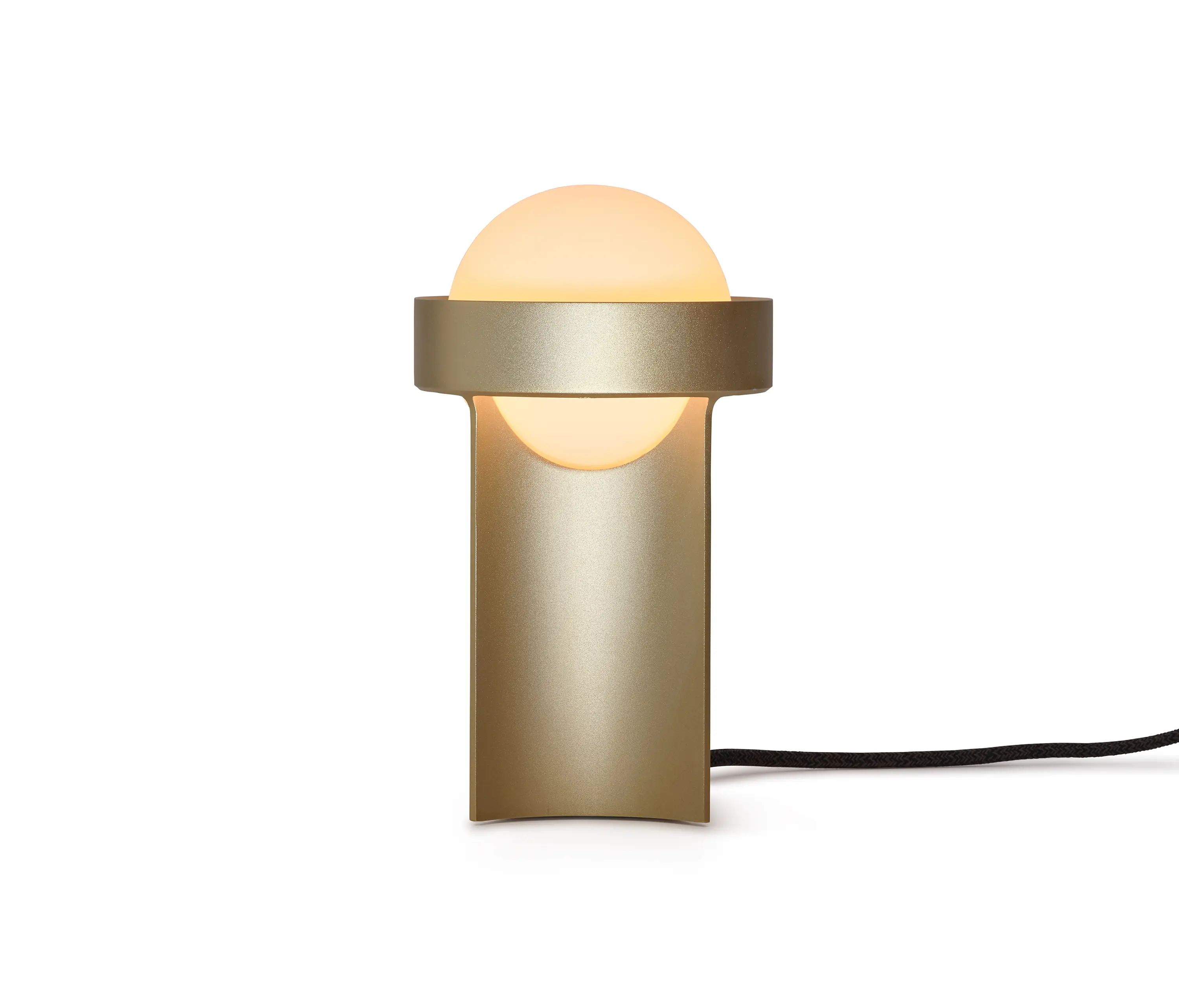 Tala - Loop Small table lamp Gold with Sphere III
