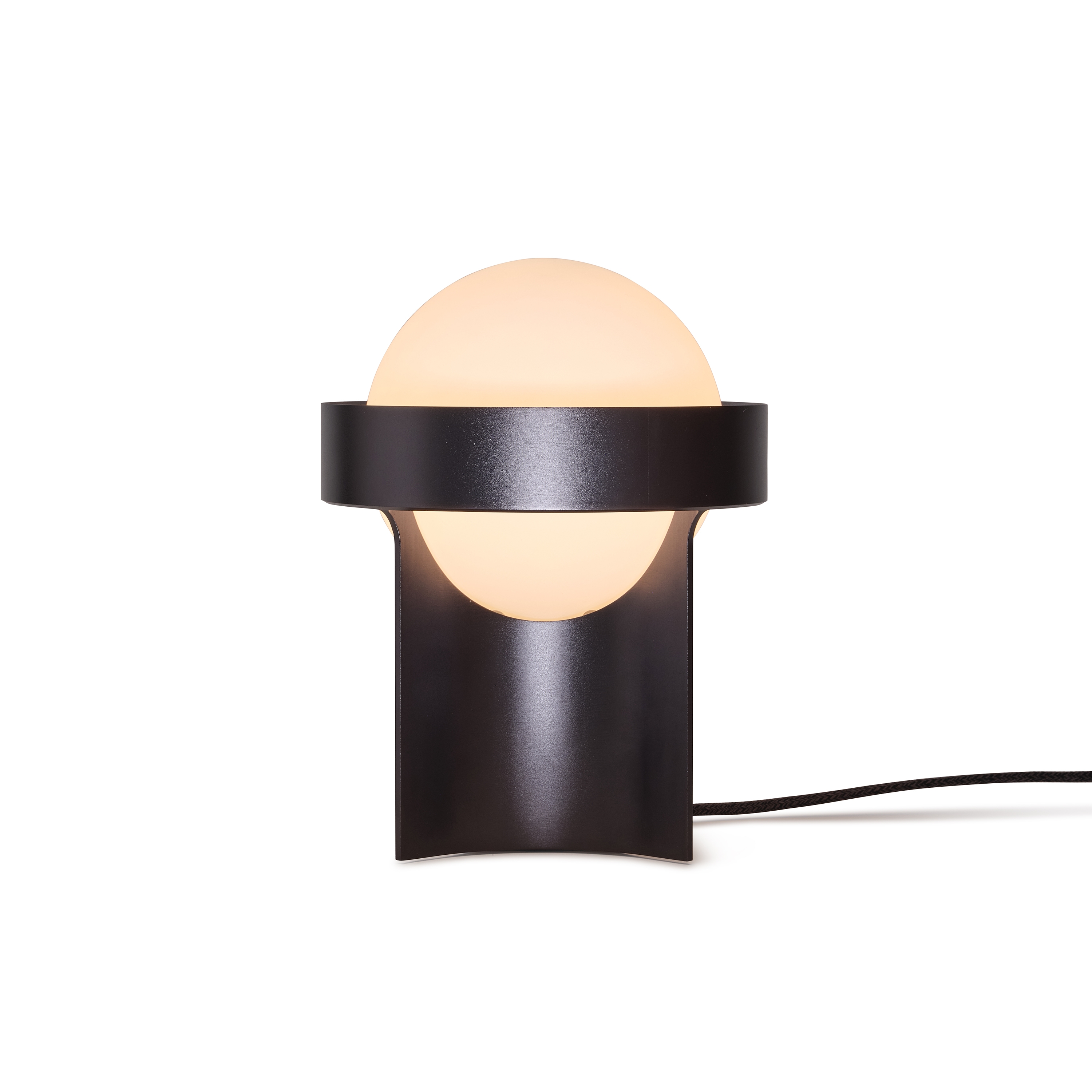 Loop Large table lamp Dark Grey with Sphere IV