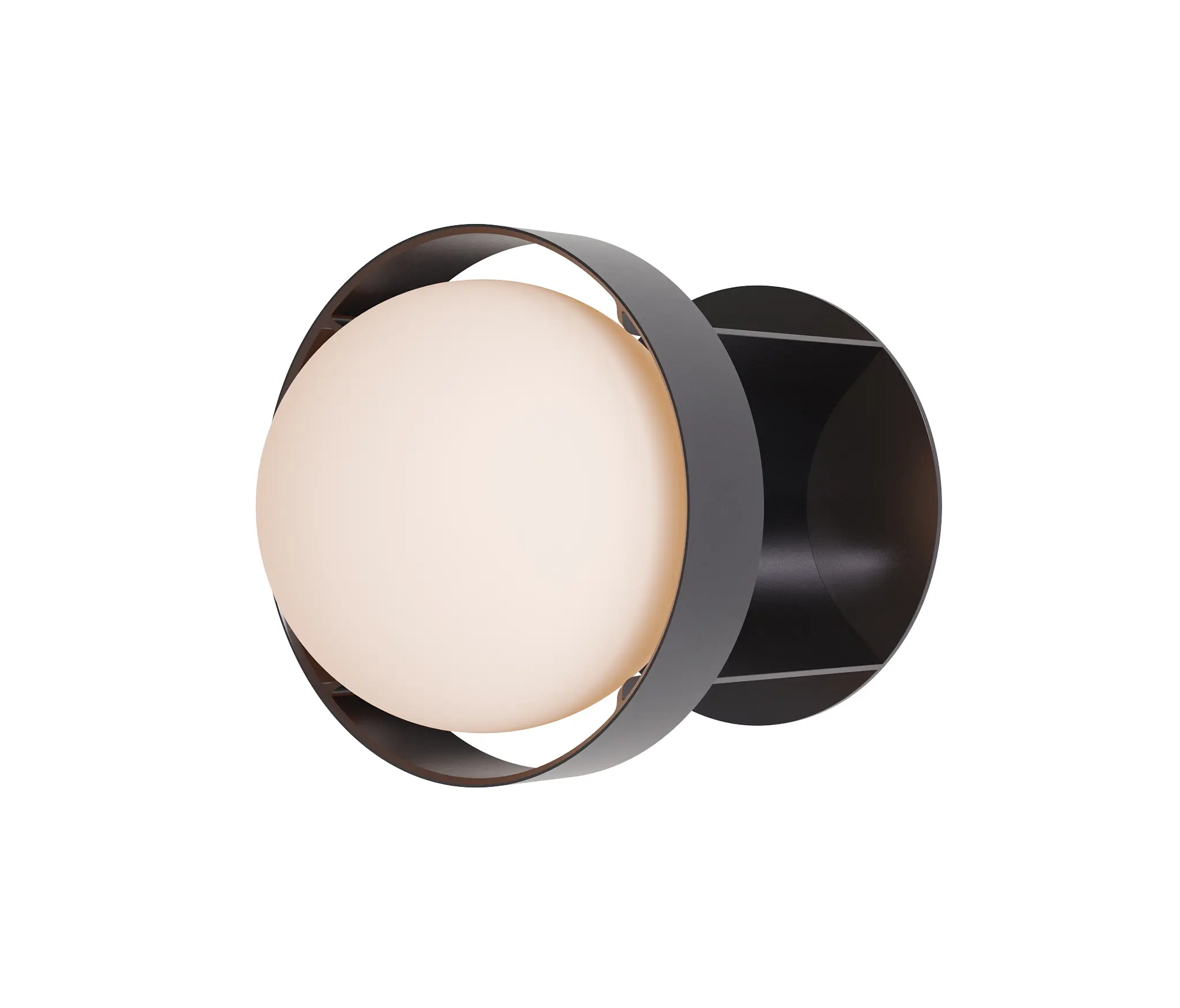 Tala - Loop Large wall light Dark Grey with Sphere IV