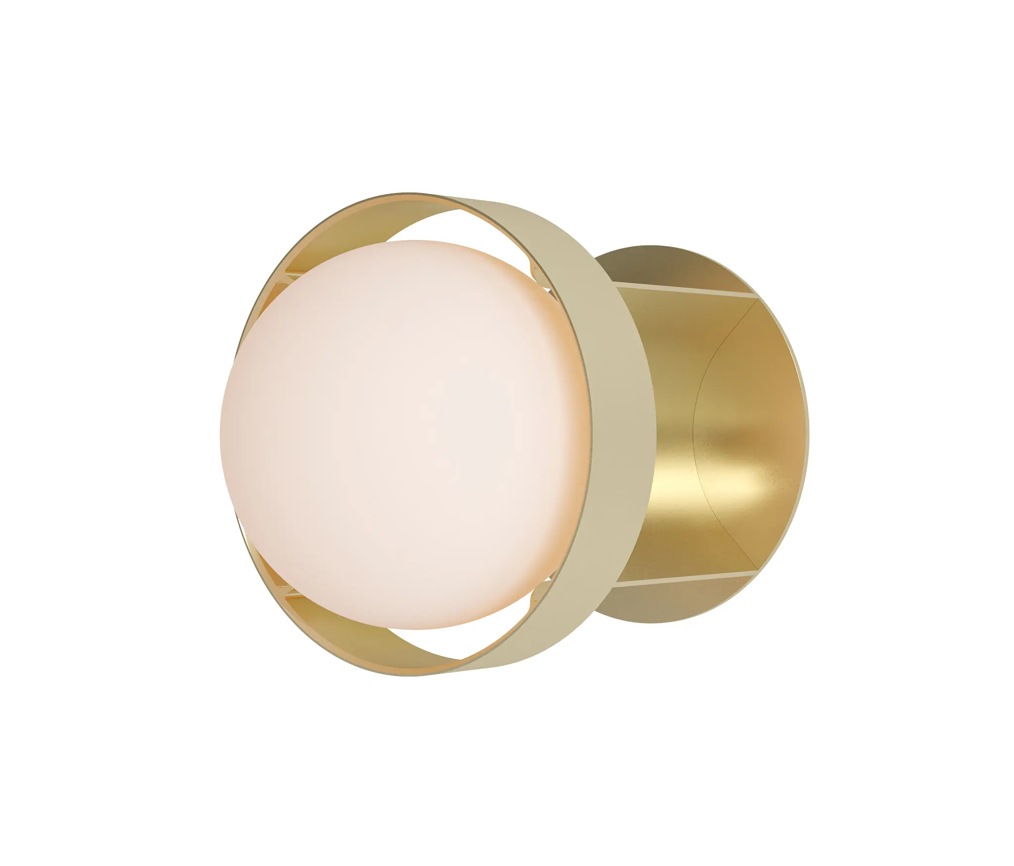Tala - Loop Large wall light Gold with Sphere IV