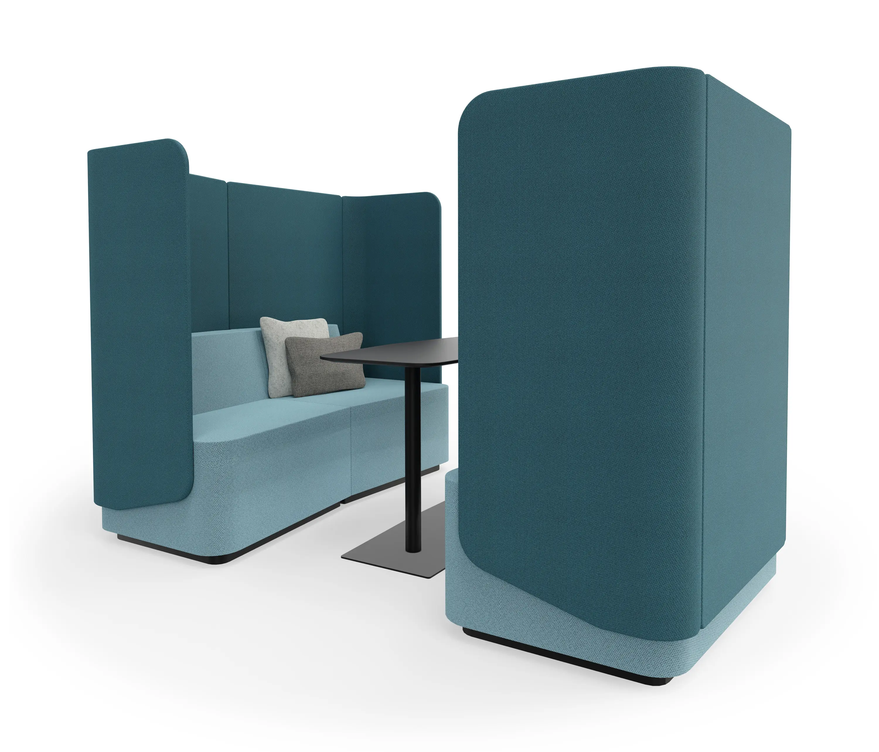 Viasit - Organic Link bench with screen